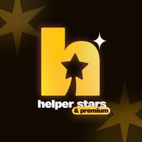 HelperStars & Premium Telegram Logo
