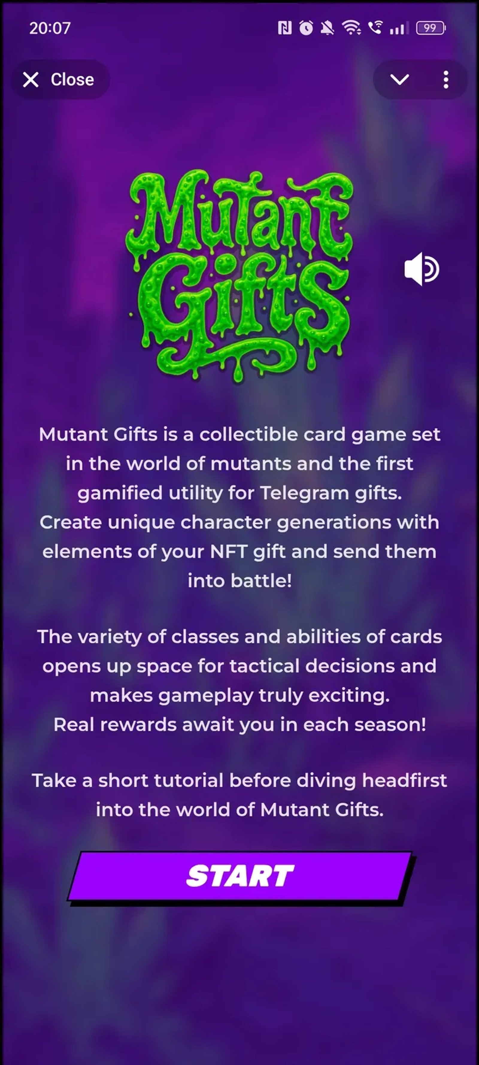 Mutant Gifts в Телеграм — скриншот 1