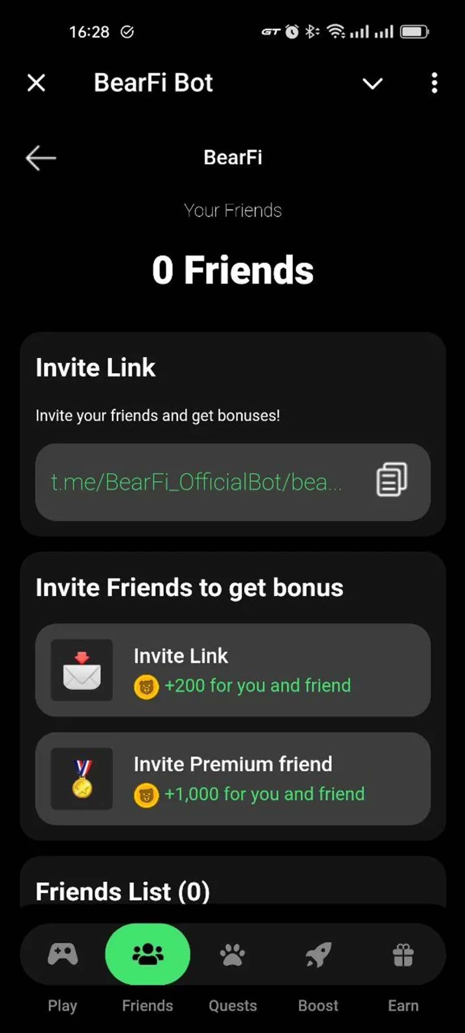 BearFi Bot в Телеграм — скриншот 1