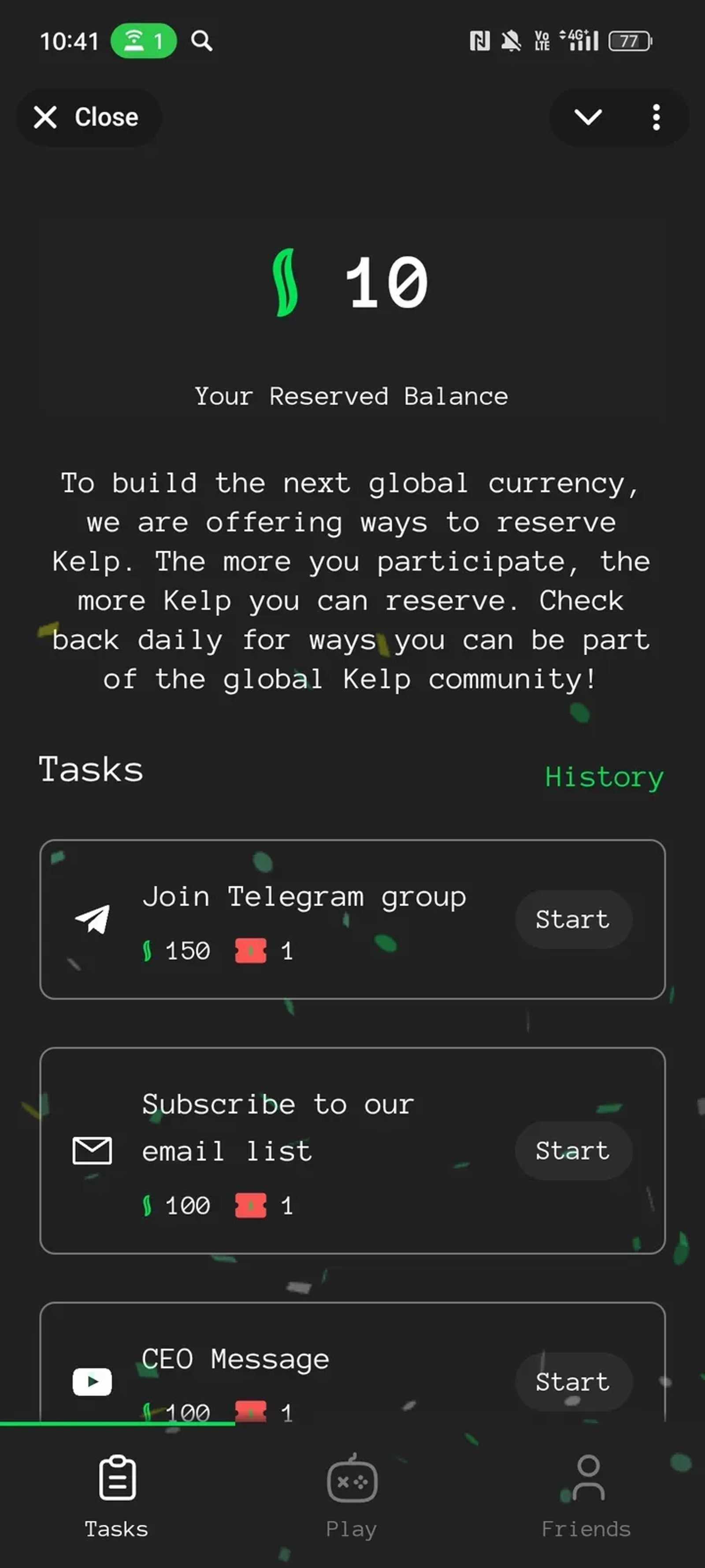 Kelp в Телеграм — скриншот 1