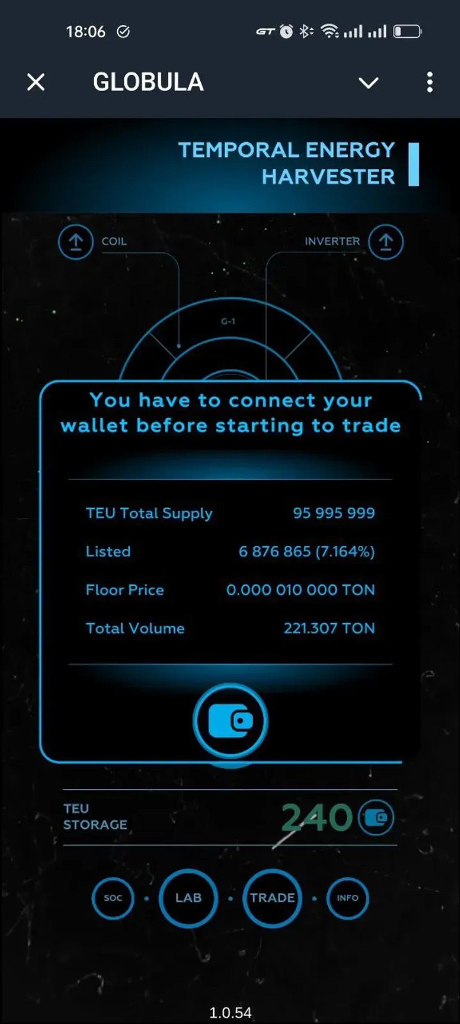 GLOBULA в Телеграм — скриншот 4