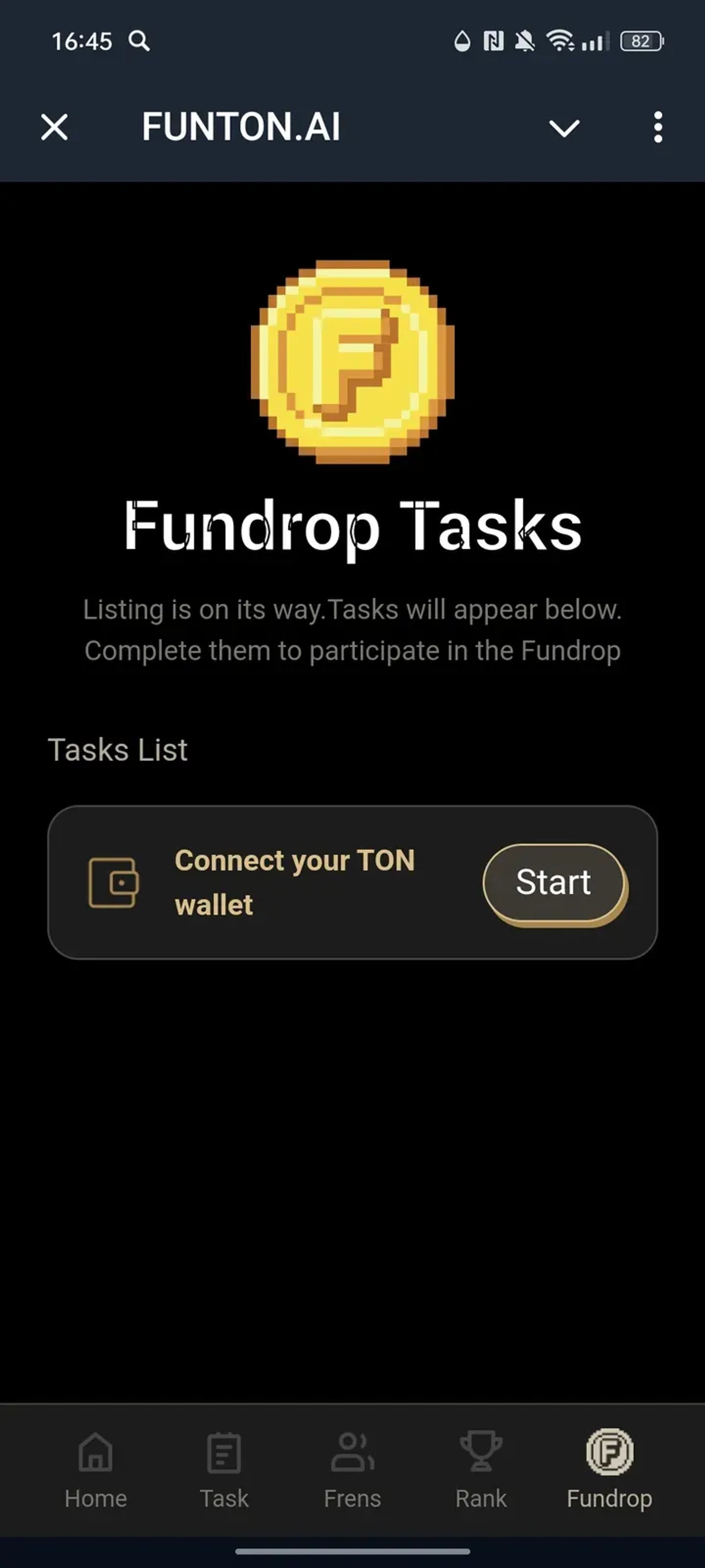 FUNTON.AI в Телеграм — скриншот 5