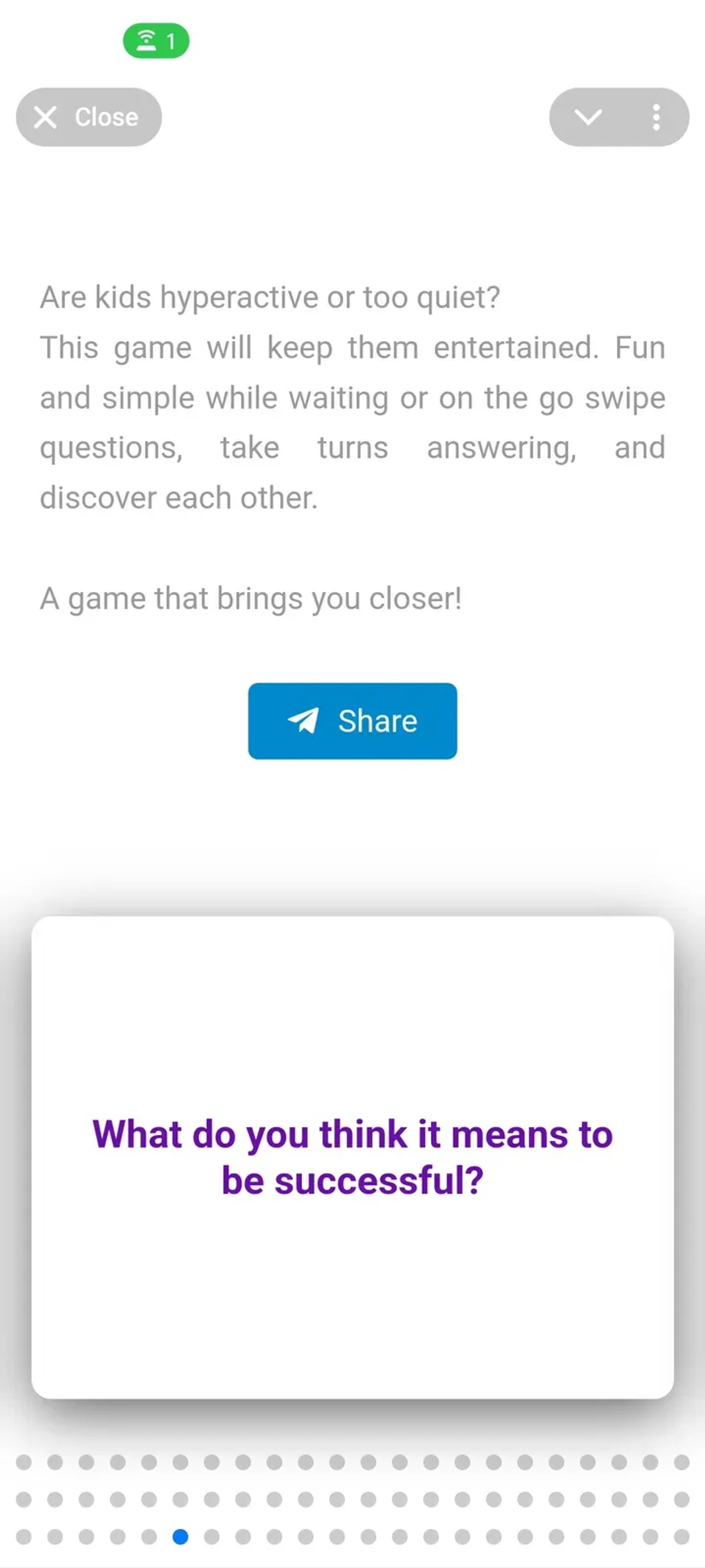 TableTopics в Телеграм — скриншот 4