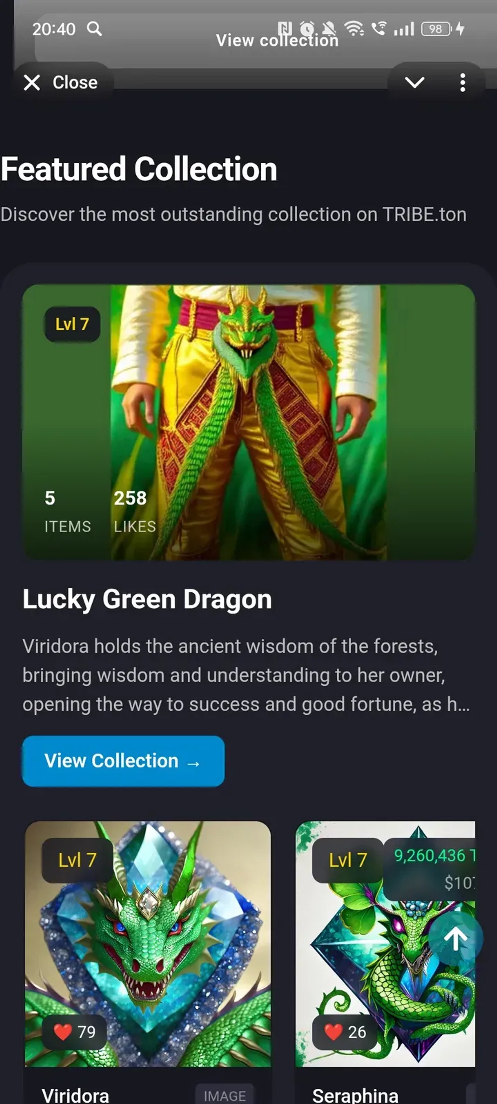 TRIBE TON APP в Телеграм — скриншот 3