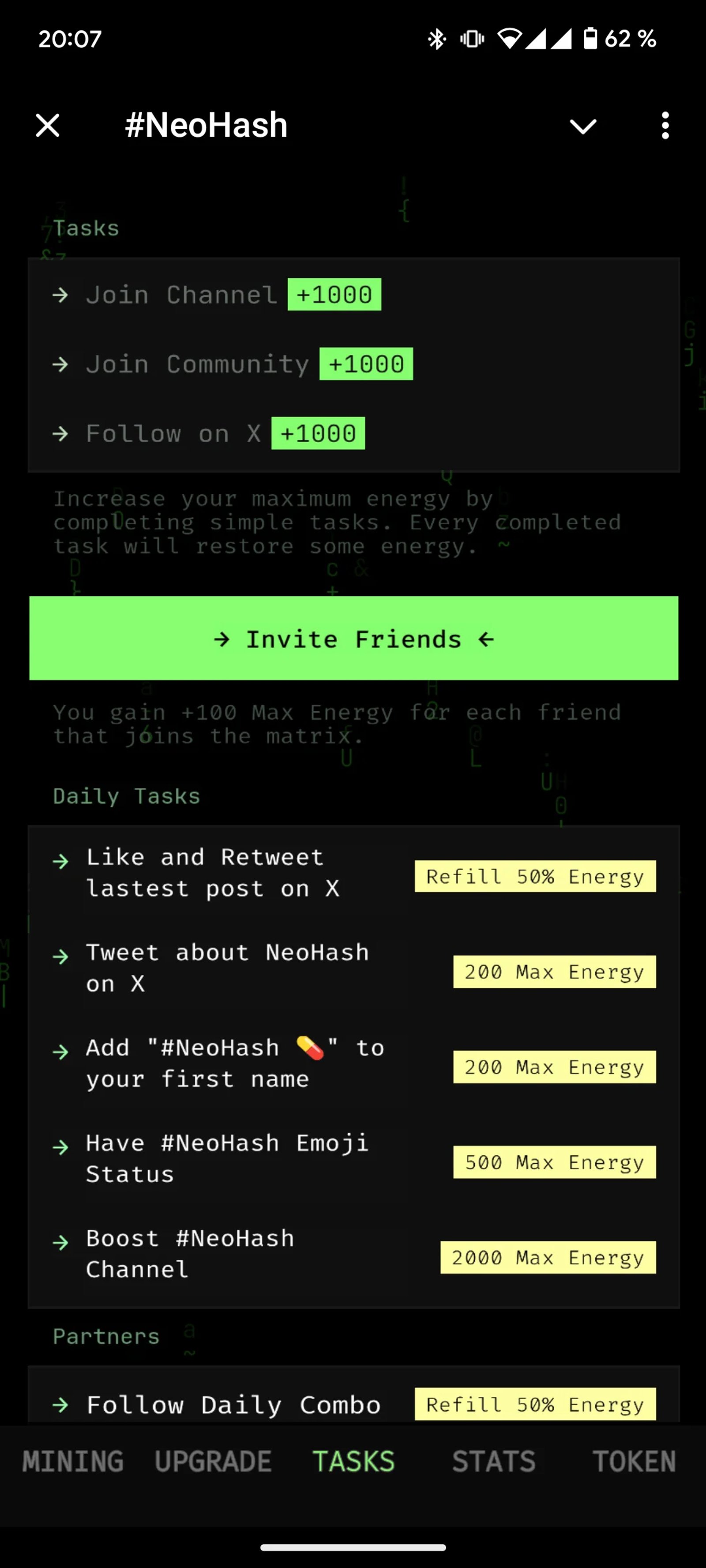 #NeoHash Telegram Screenshot 4