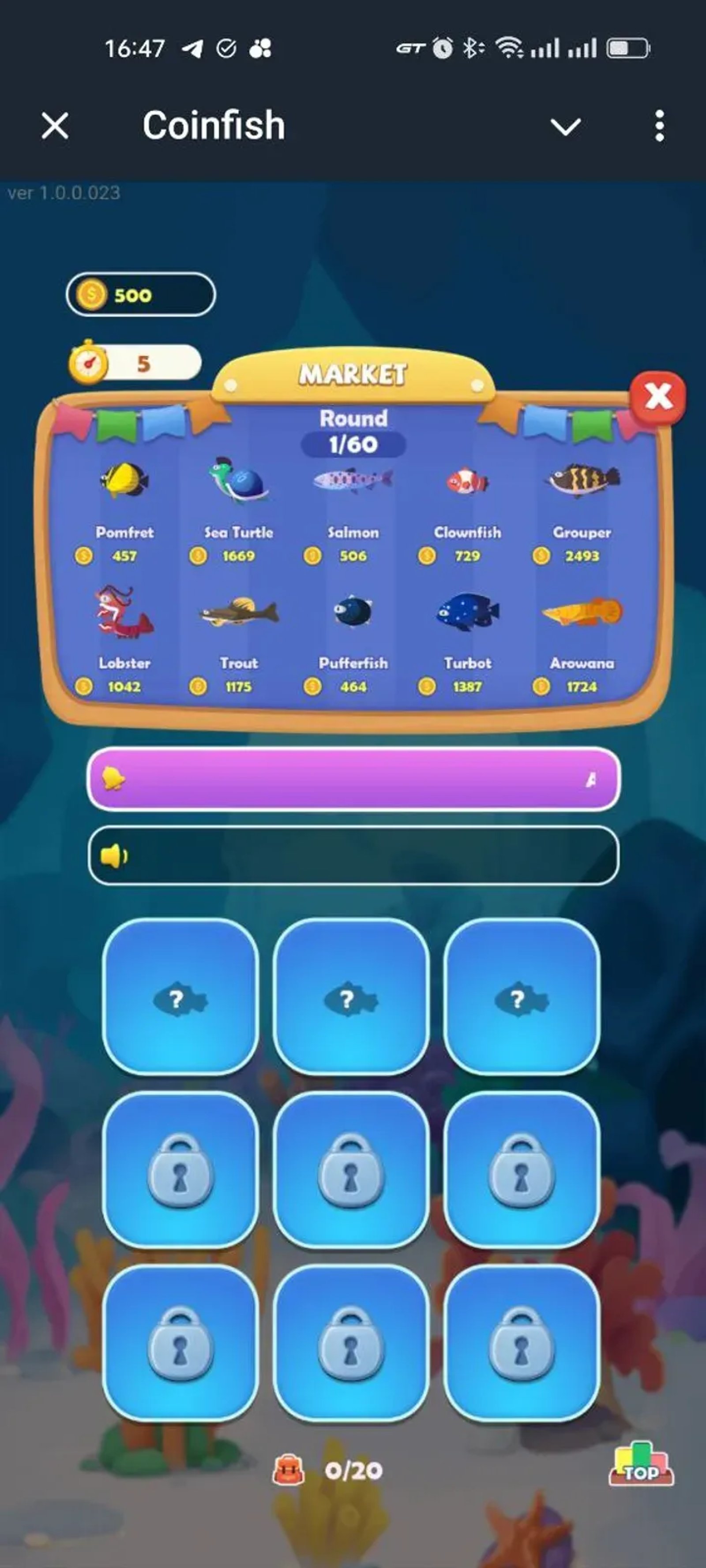 Coinfish Telegram Screenshot 3