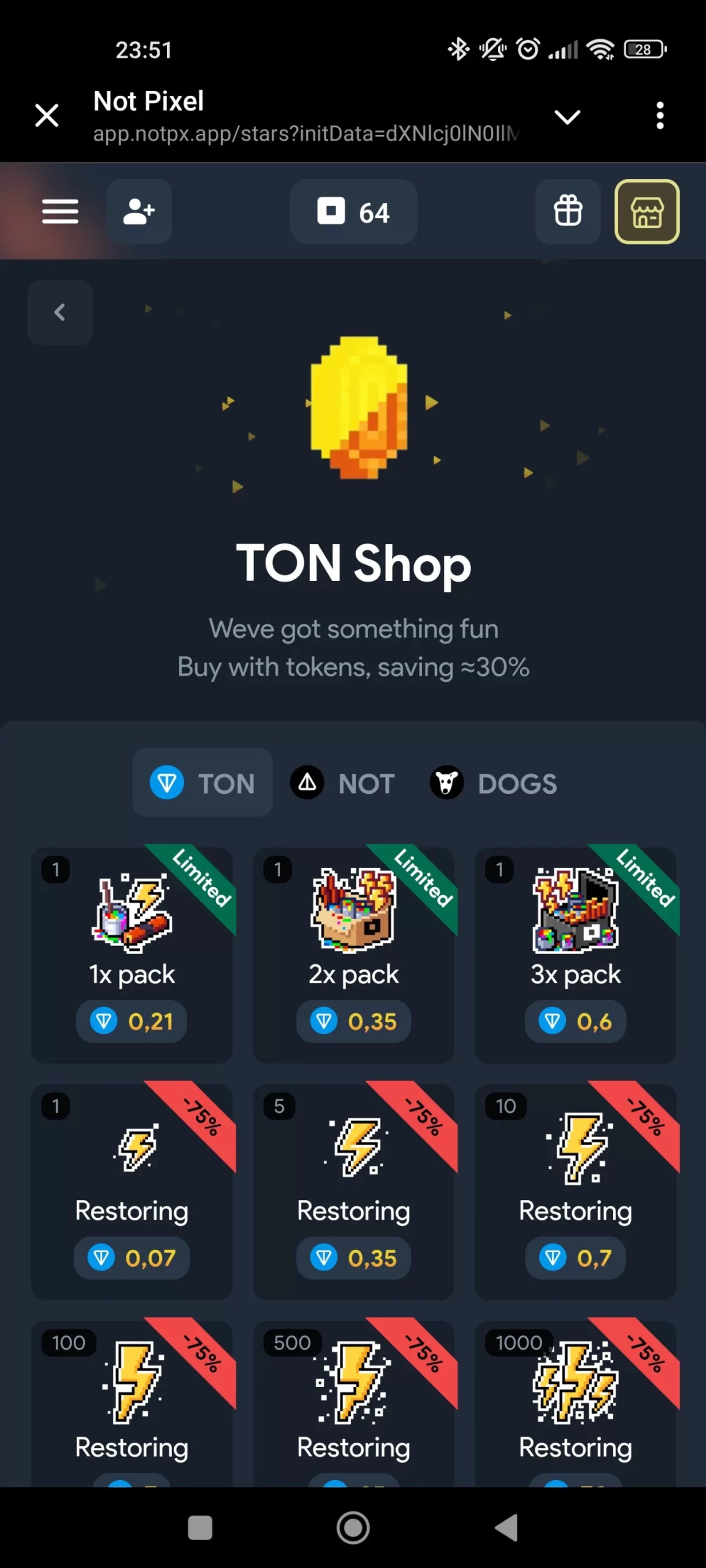 Not Pixel Telegram Screenshot 2