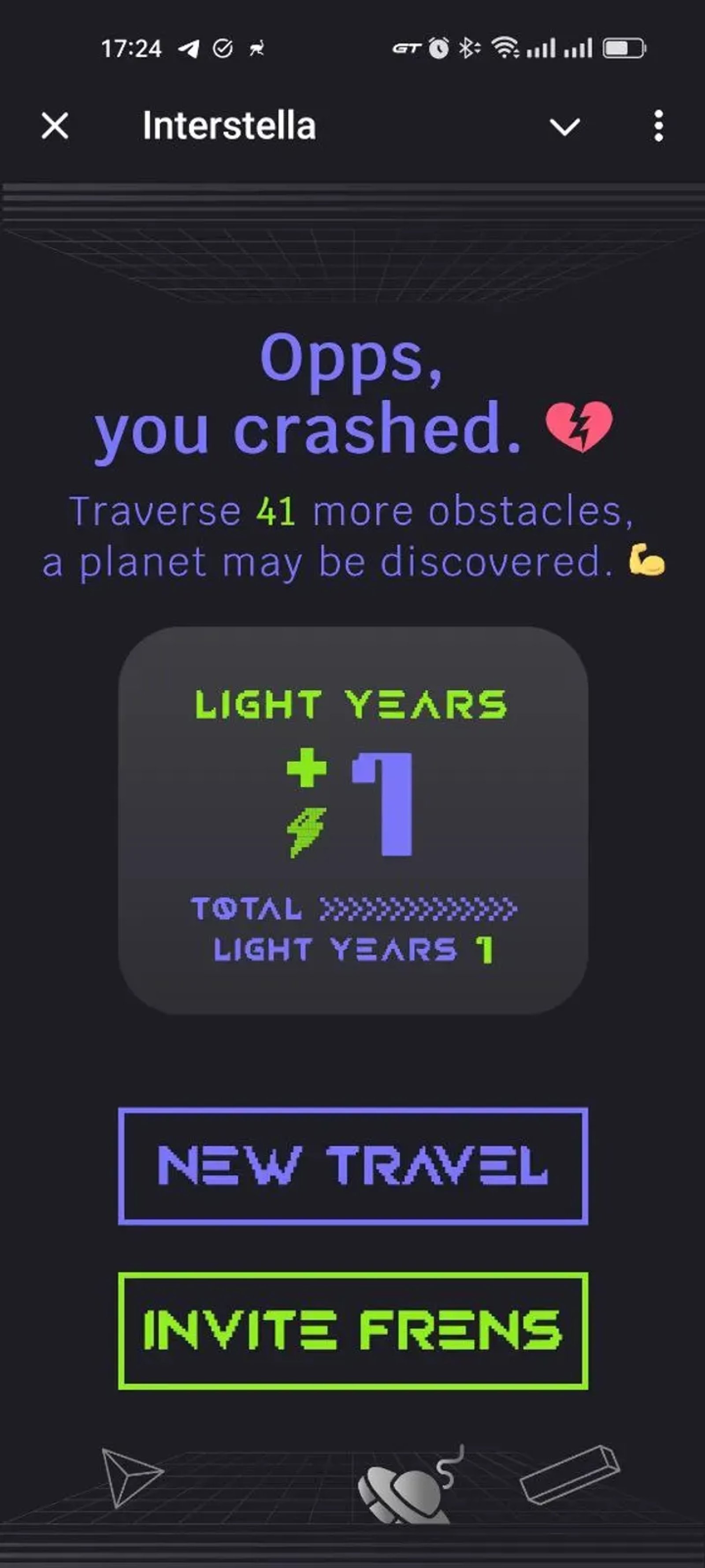 Interstella в Телеграм — скриншот 2