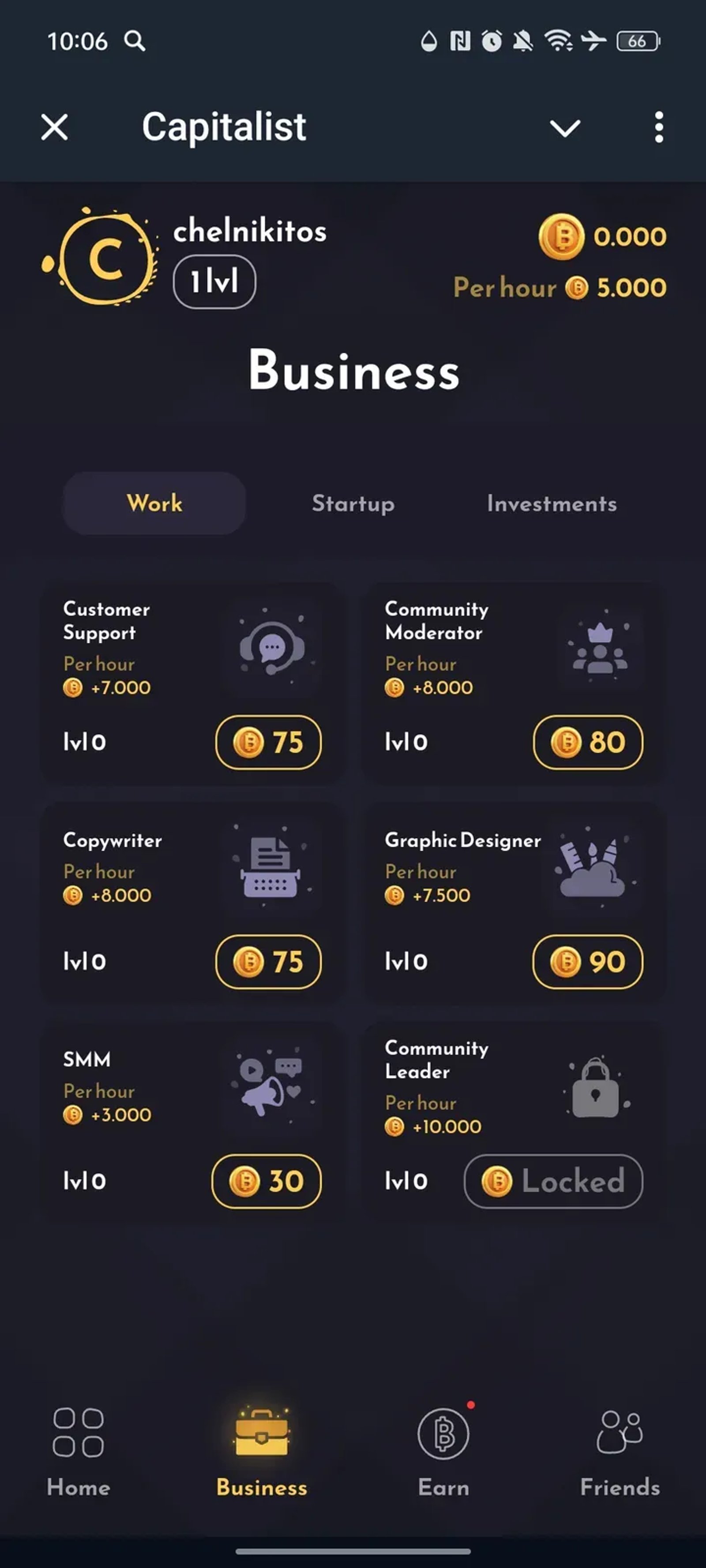 Capitalist в Телеграм — скриншот 2