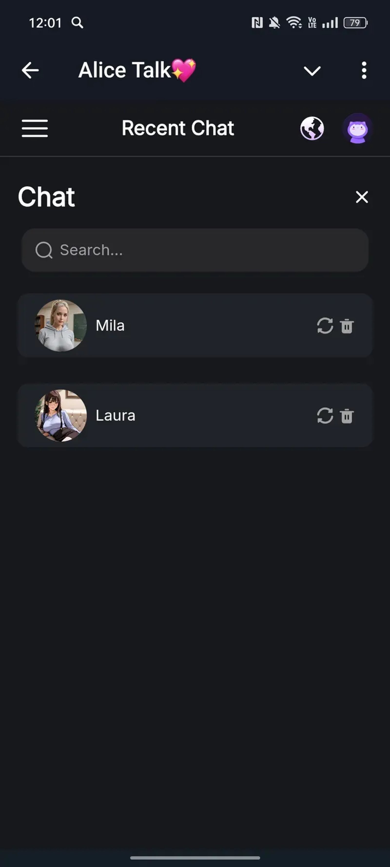 Alice Talk💖 в Telegram — скриншот 2