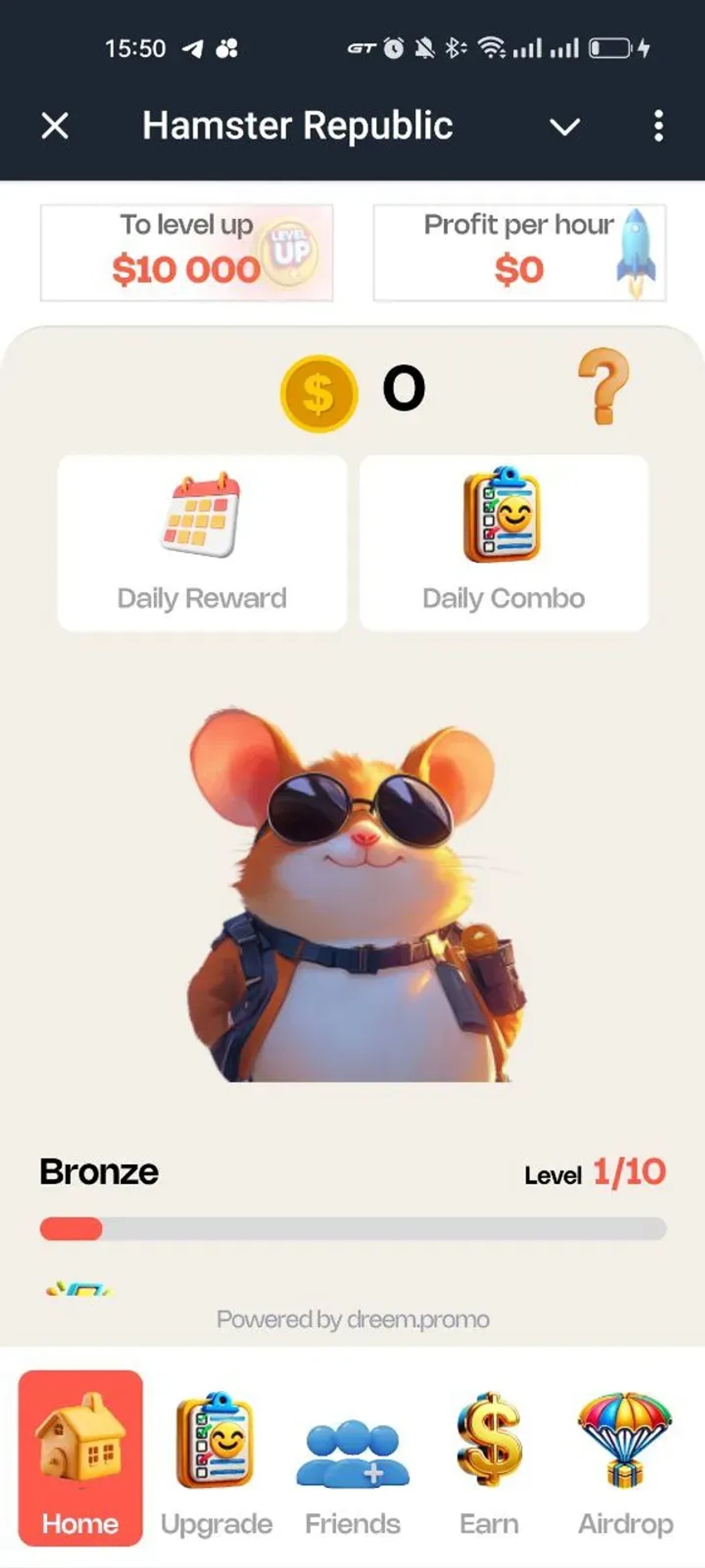 Hamster Republic в Телеграм — скриншот 2