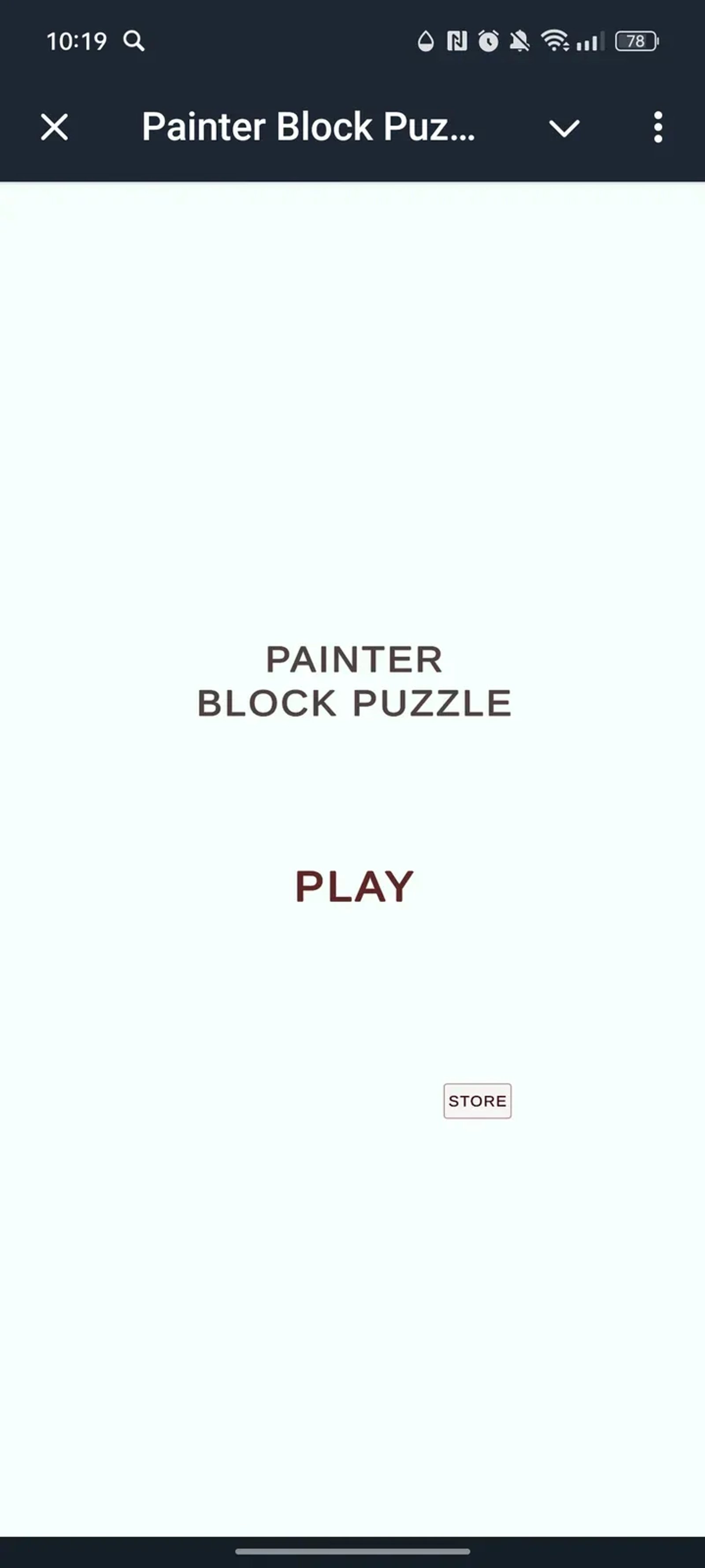 Painter Block Puzzle в Телеграм — скриншот 1
