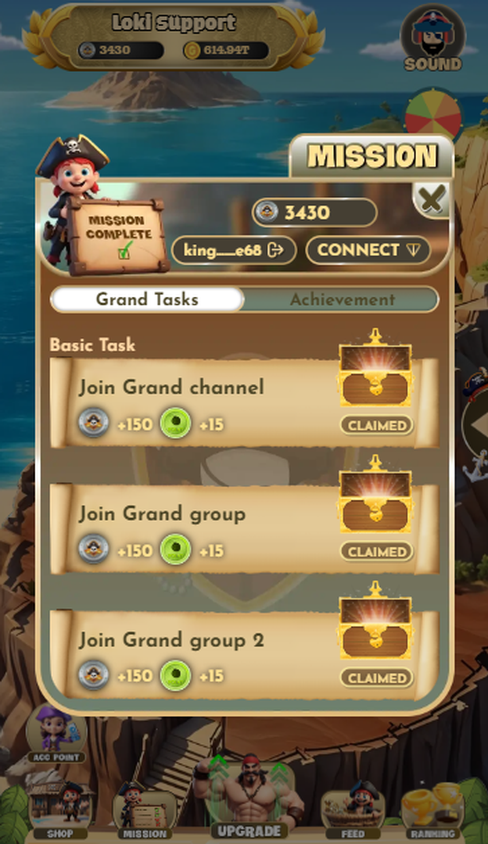 Grand Journey в Телеграм — скриншот 6