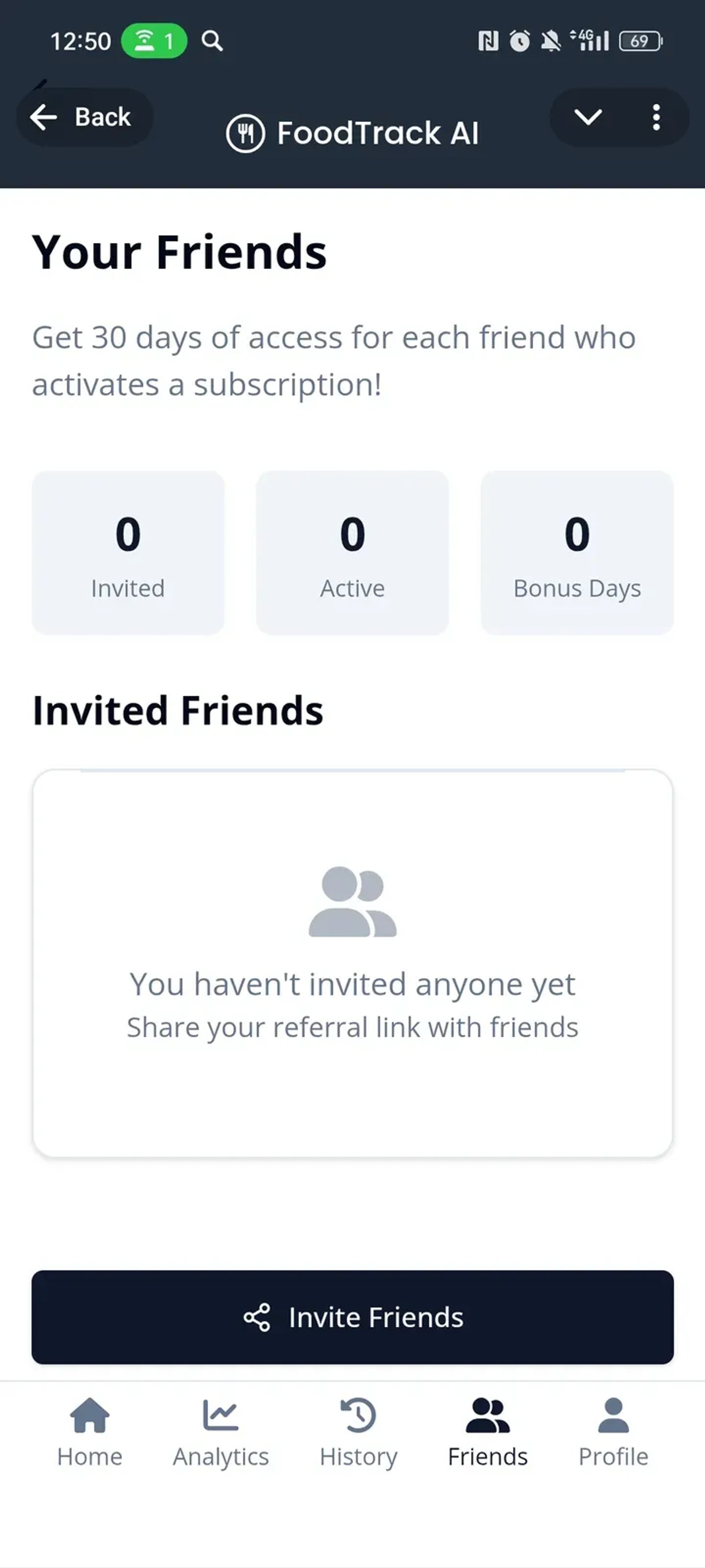 FoodTrack AI в Телеграм — скриншот 4