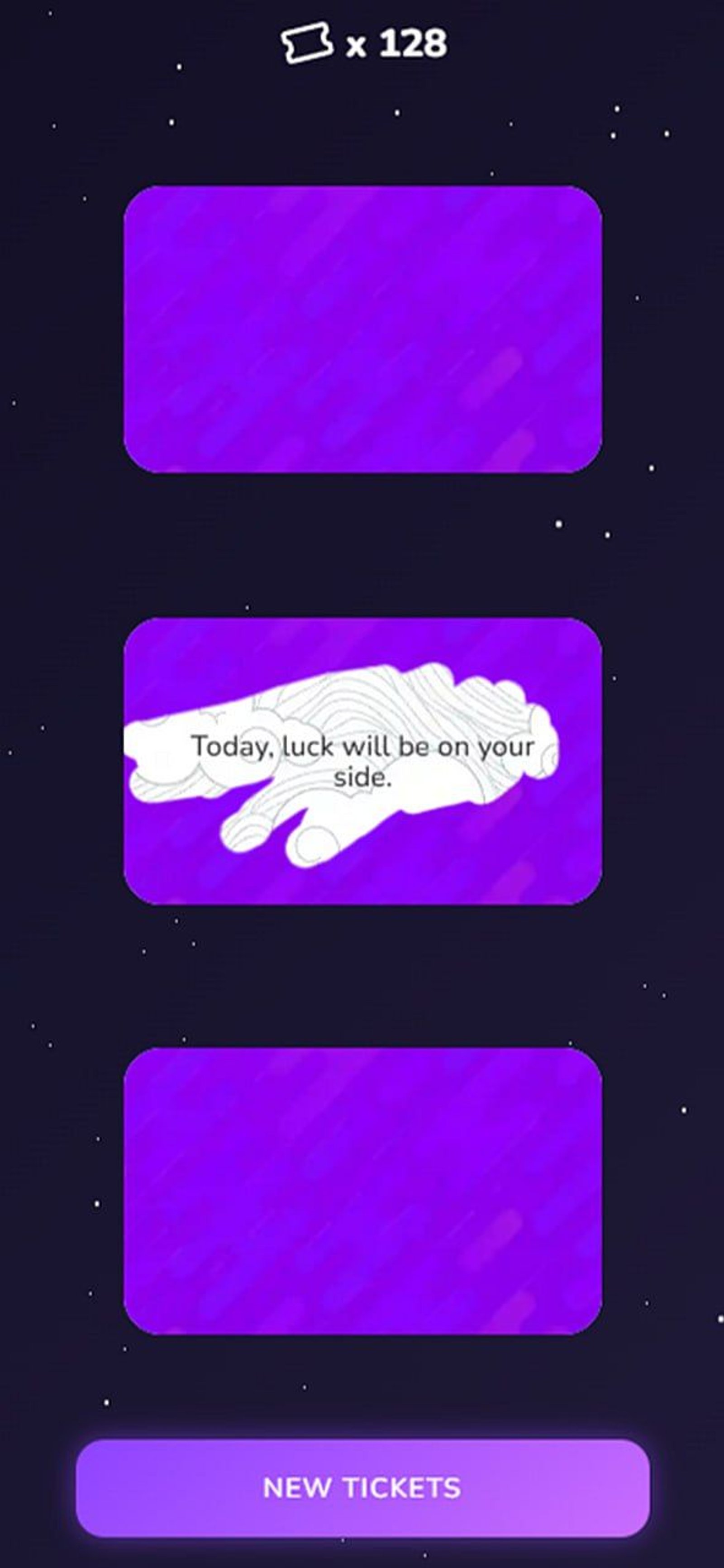 Magic card ticket Telegram Screenshot 2