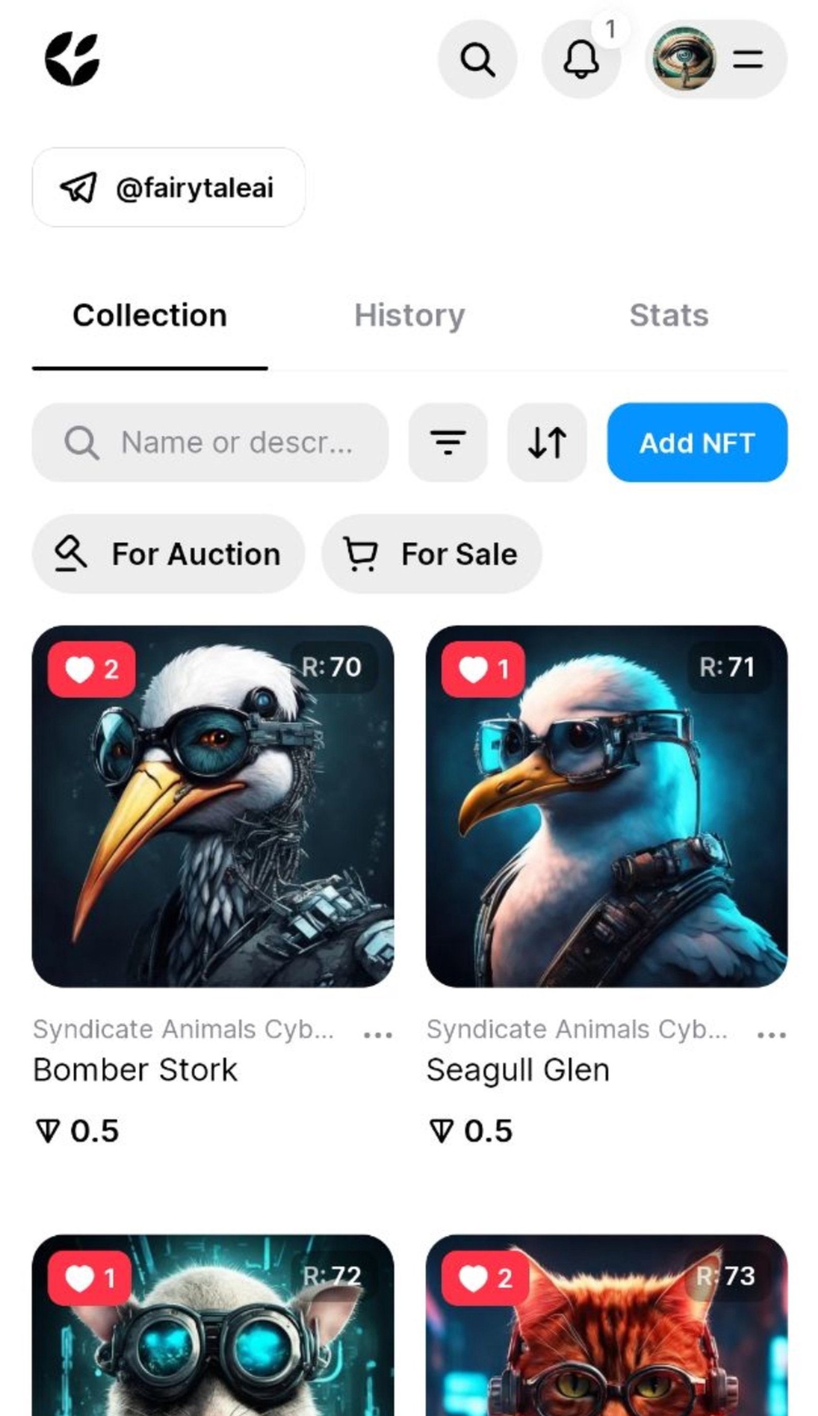 Animals Cyberpunk в Телеграм — скриншот 2