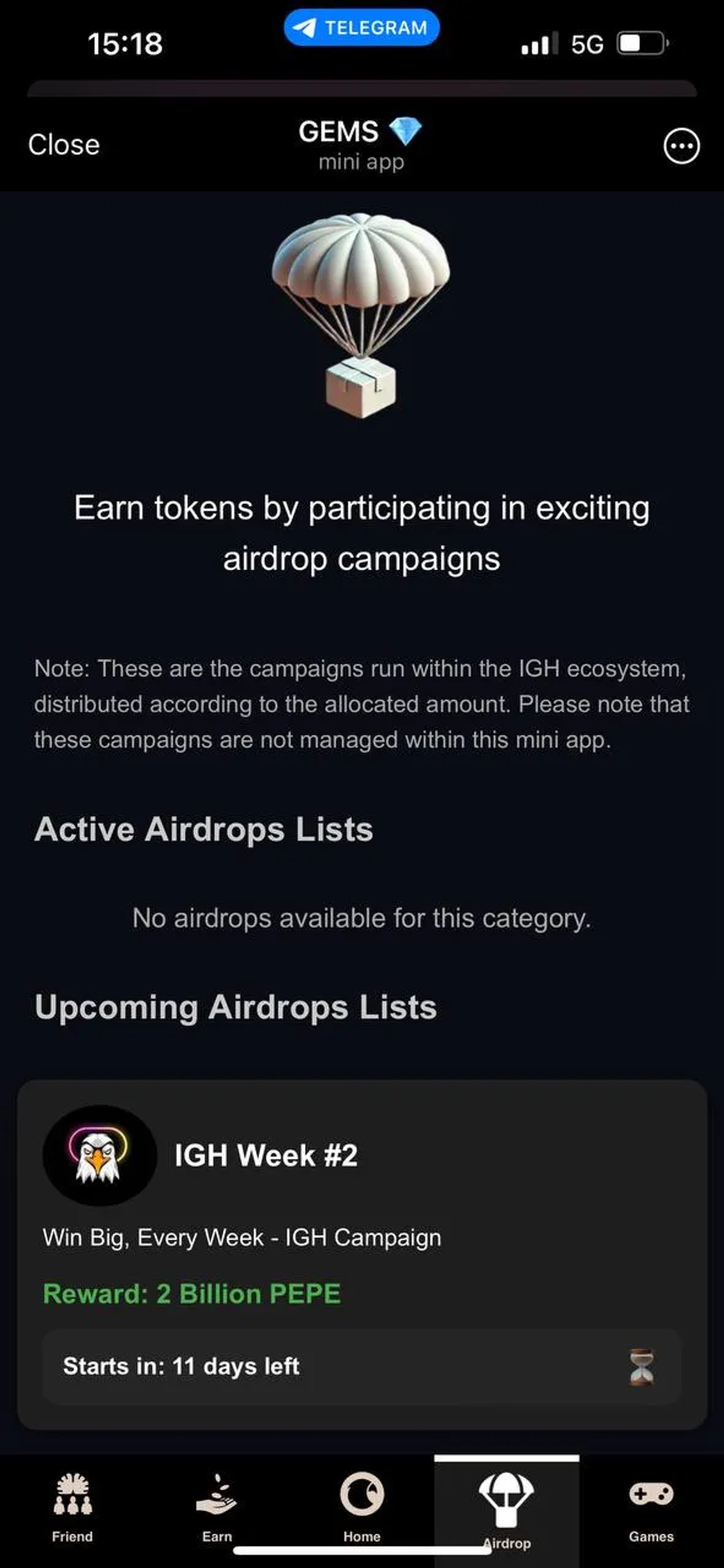 GEMS 💎 Telegram Screenshot 10