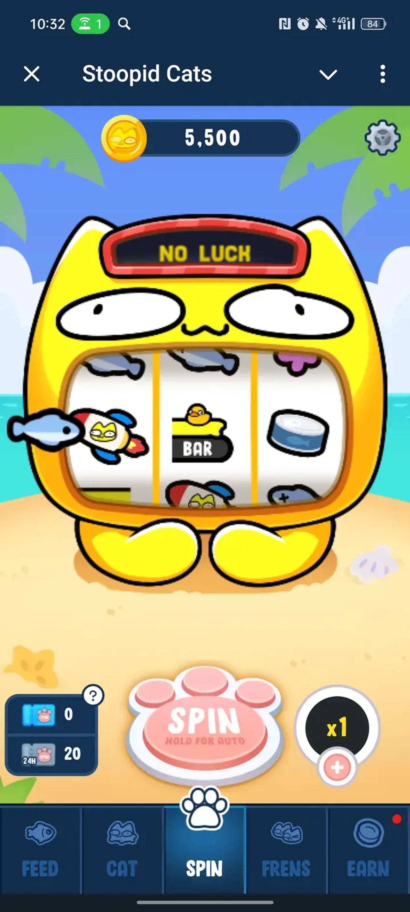 Stoopid Cats в Телеграм — скриншот 3