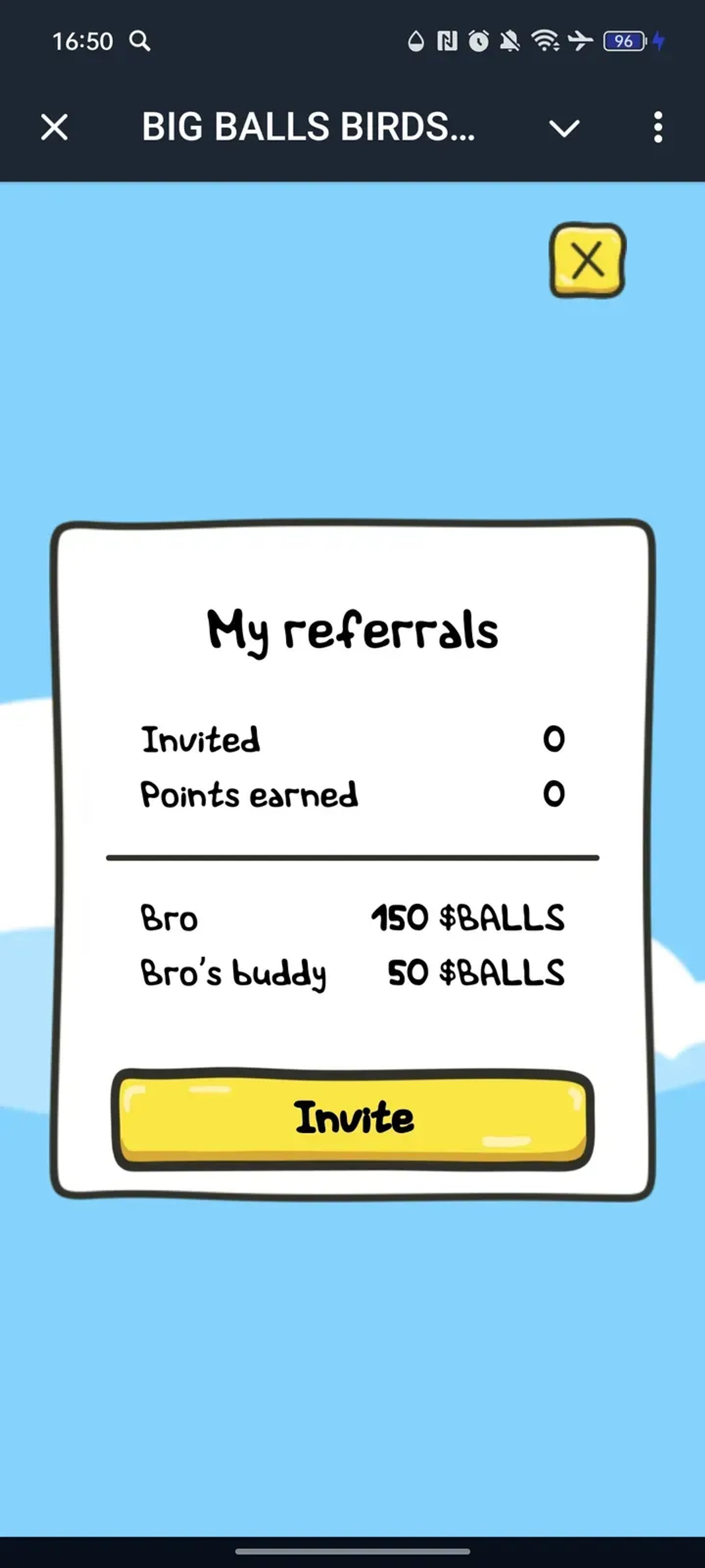 BIG BALLS BIRDS BOT в Телеграм — скриншот 3