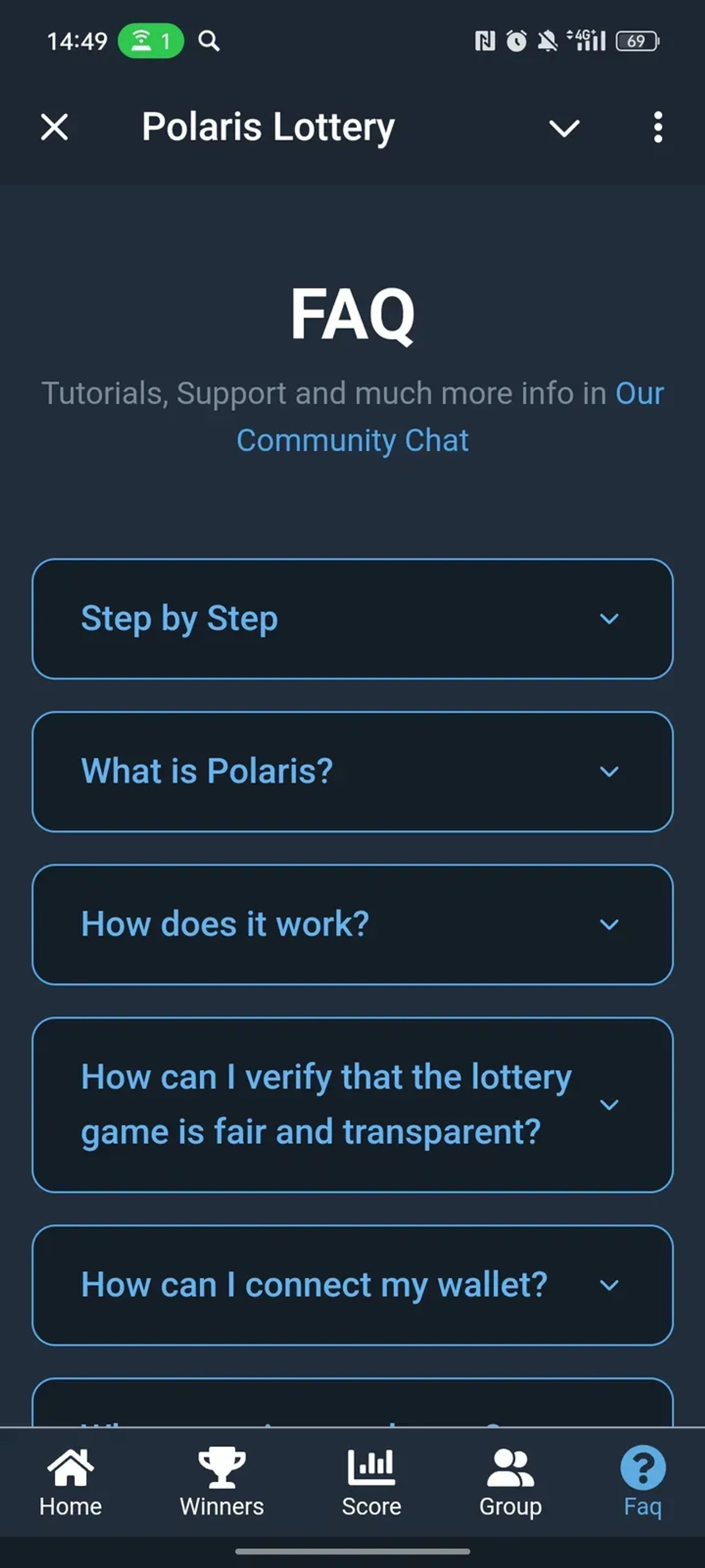 Polaris в Телеграм — скриншот 4