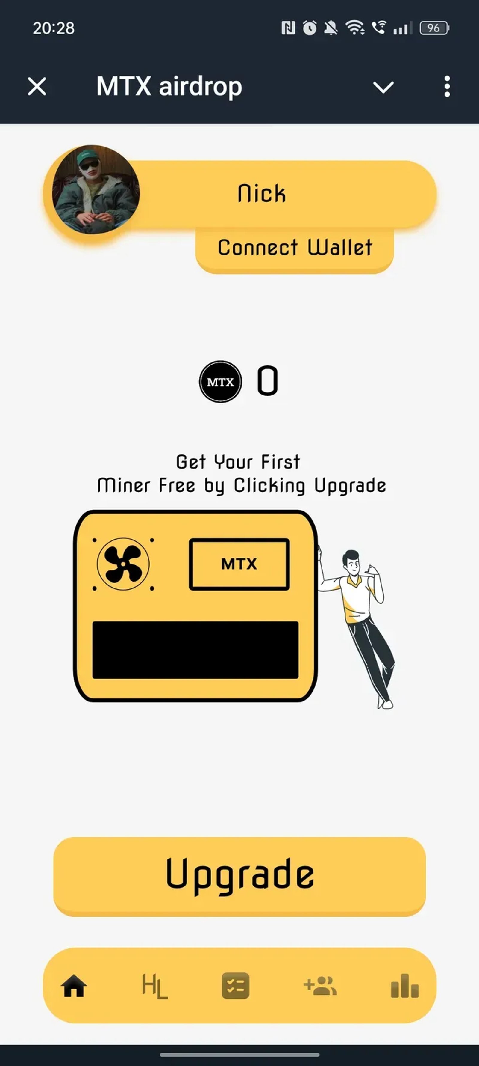 MTX airdrop Telegram Screenshot 1