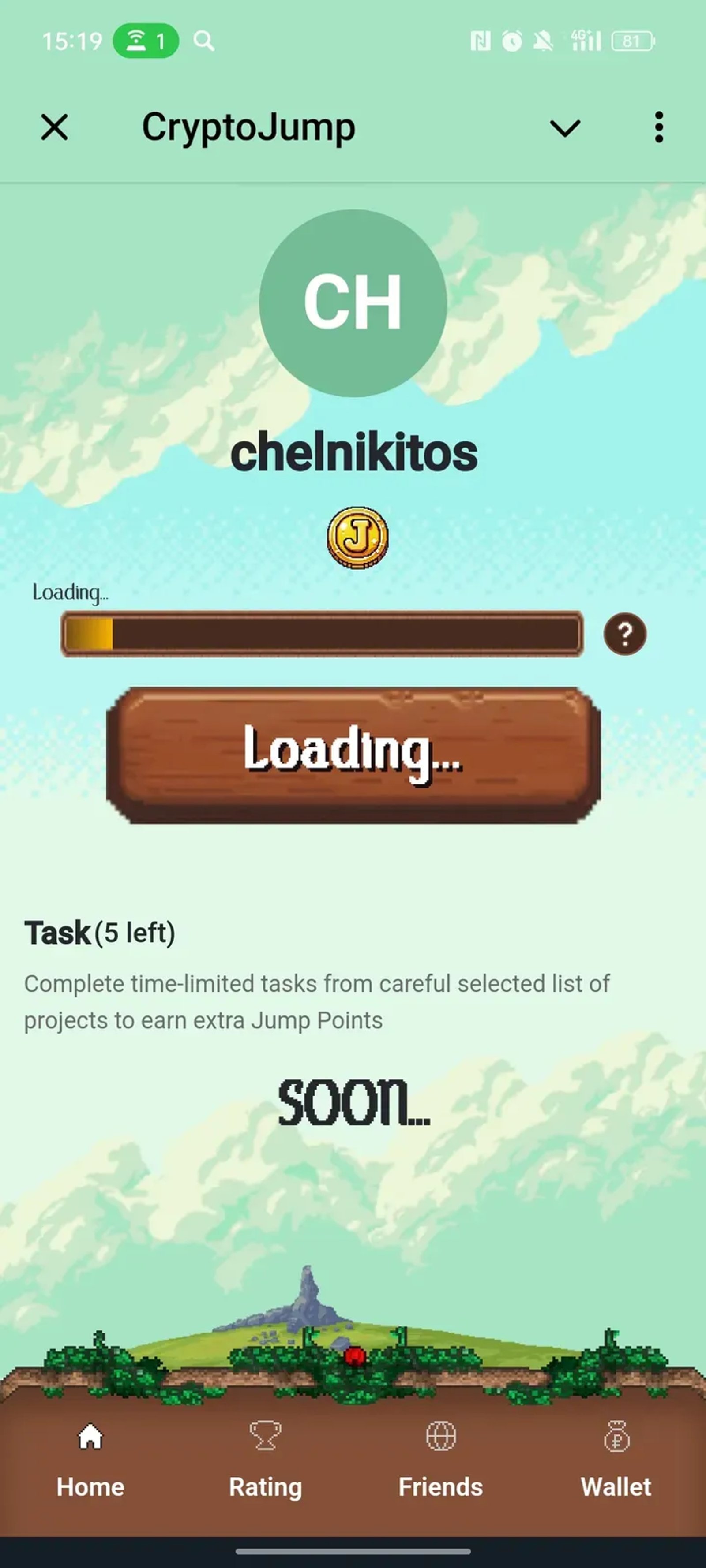 CryptoJump Telegram Screenshot 1