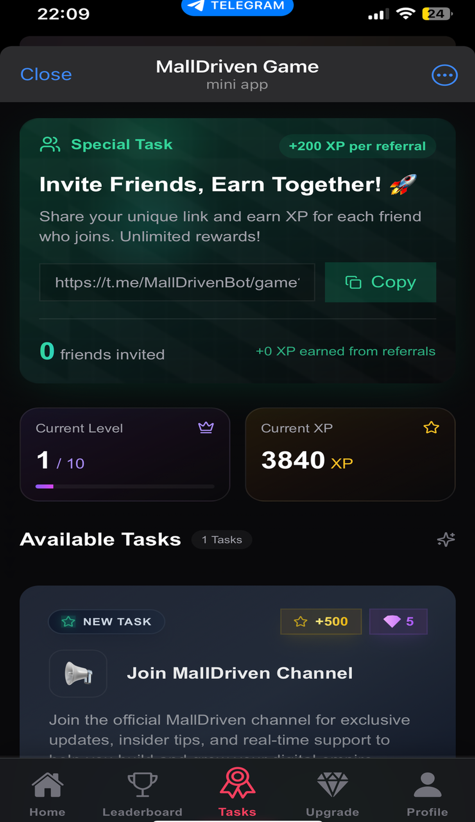 MallDriven Game в Телеграм — скриншот 6