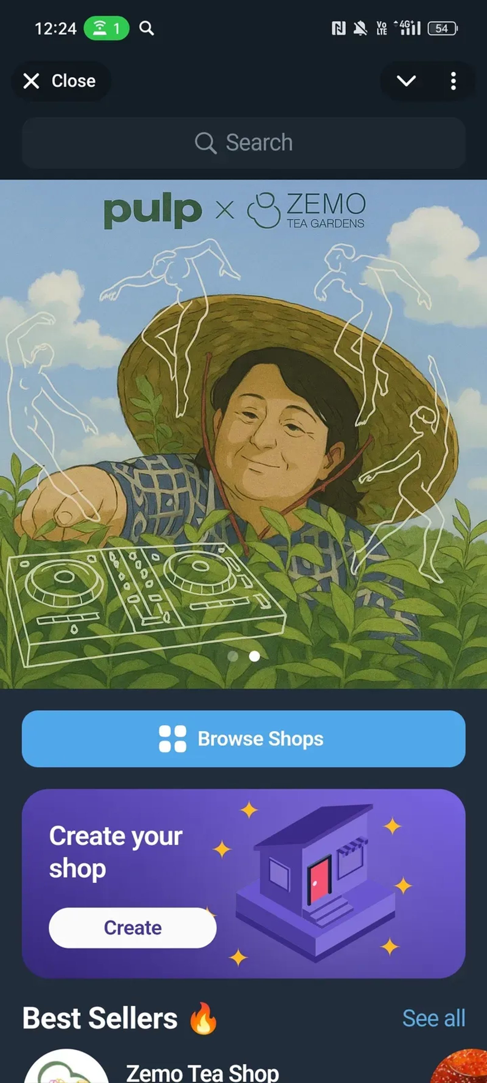 Marketplace в Телеграм — скриншот 1