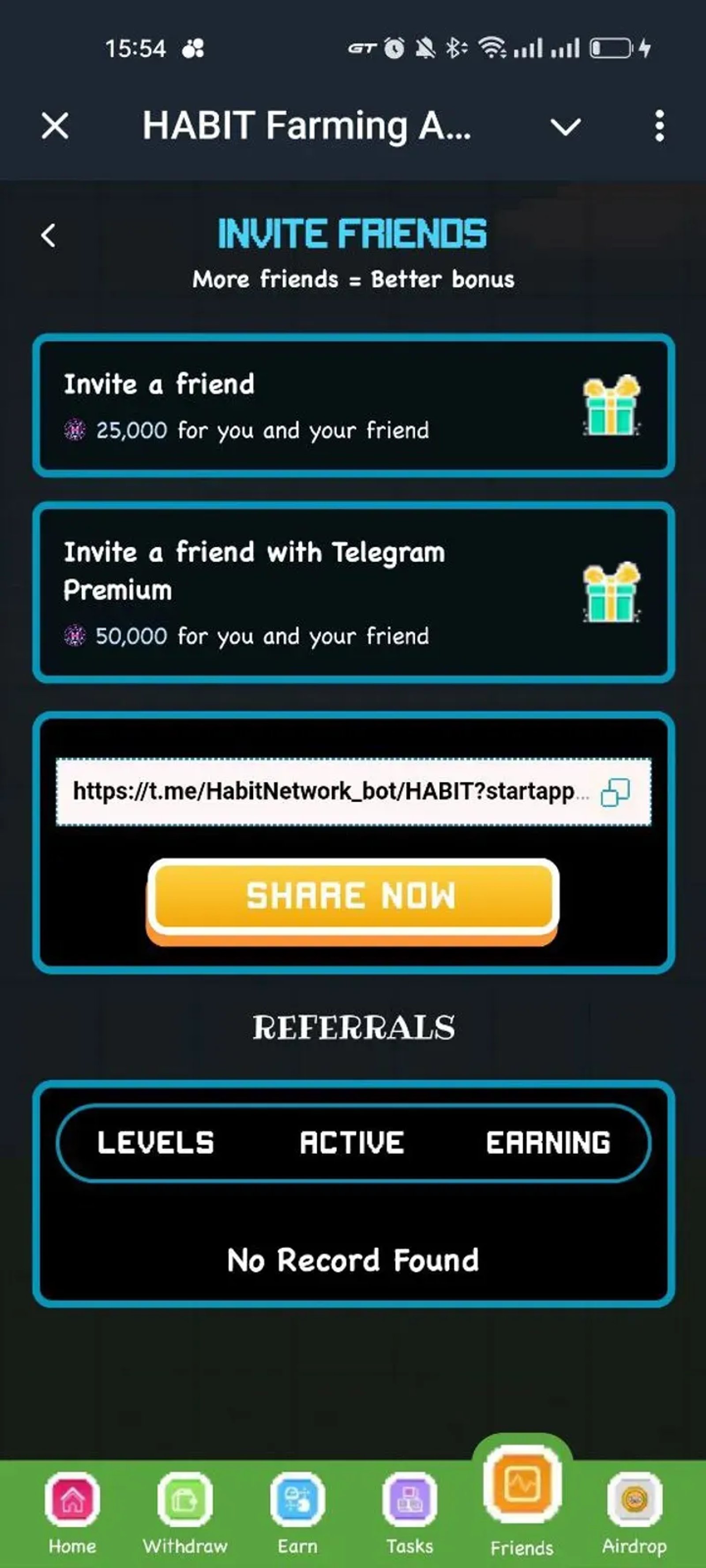 HABIT AI Agentic Trading App в Телеграм — скриншот 1