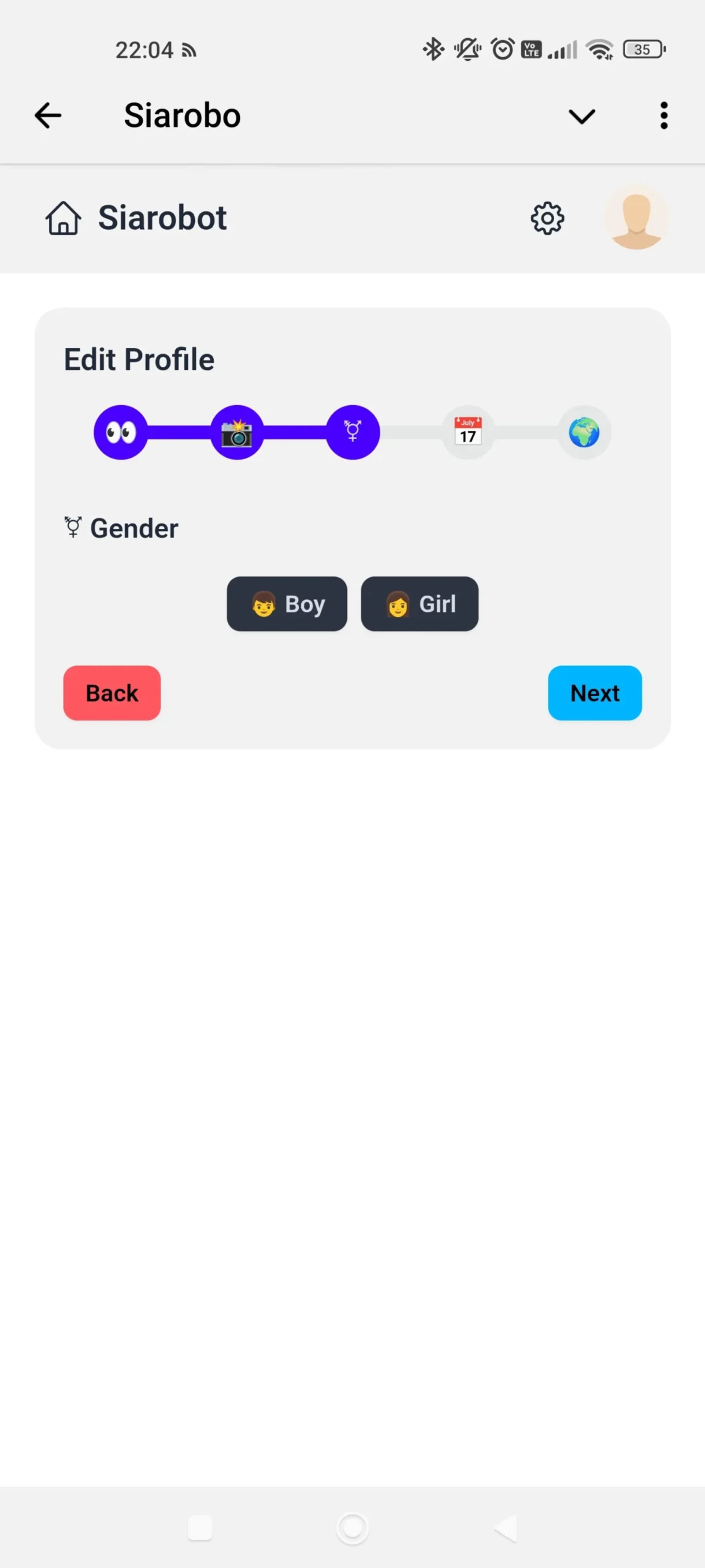 Siarobo Пол