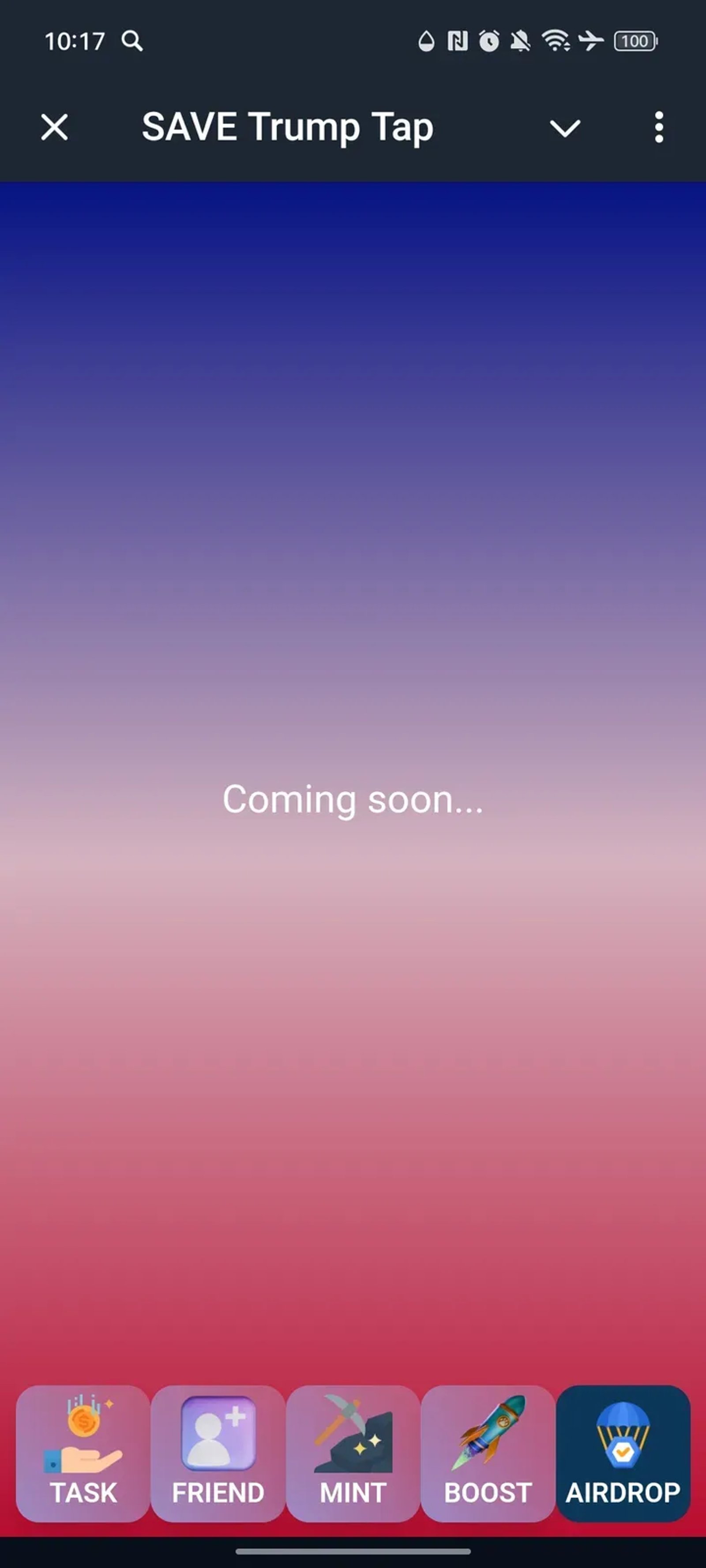 SAVE Trump Tap Telegram Screenshot 5