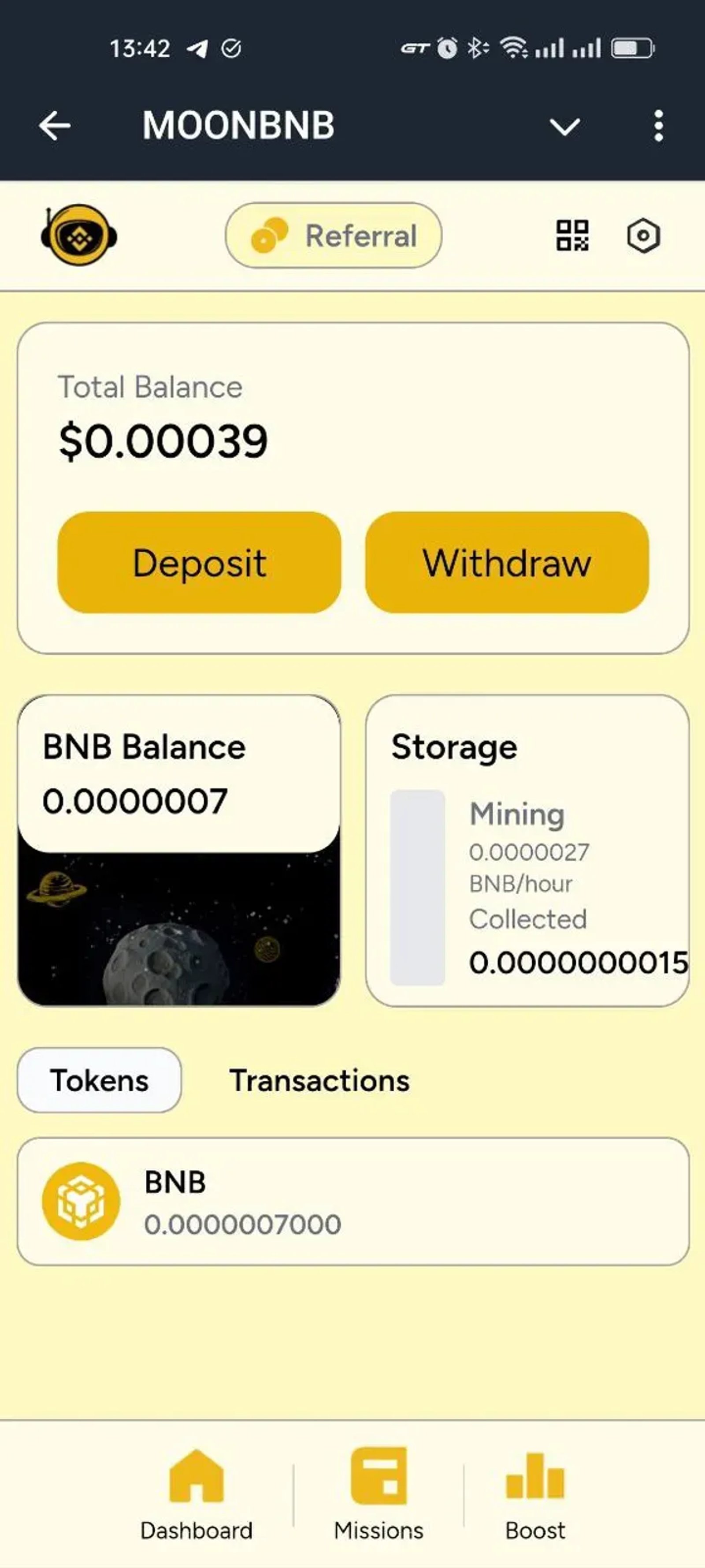 MOONBNB в Телеграм — скриншот 4