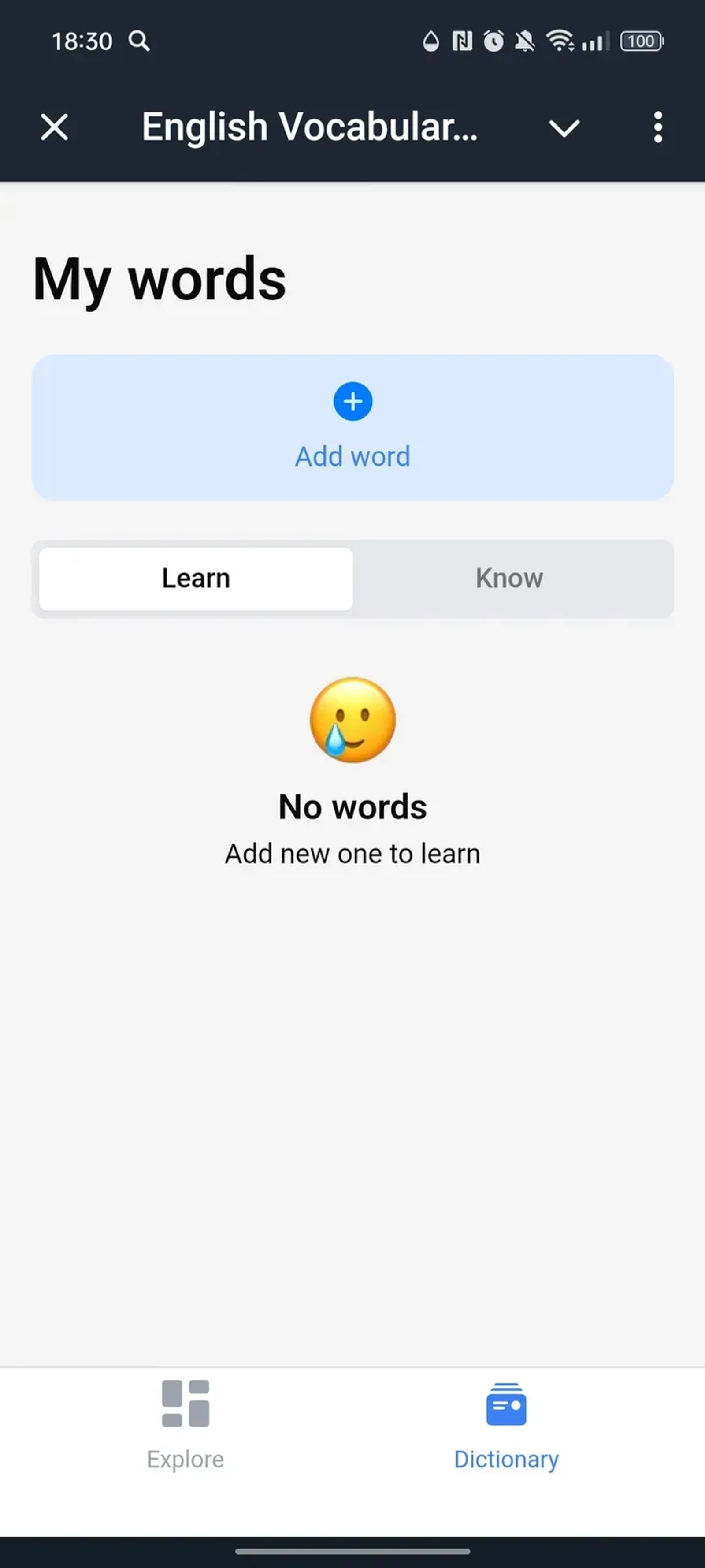 English Vocabulary Bot в Телеграм — скриншот 2