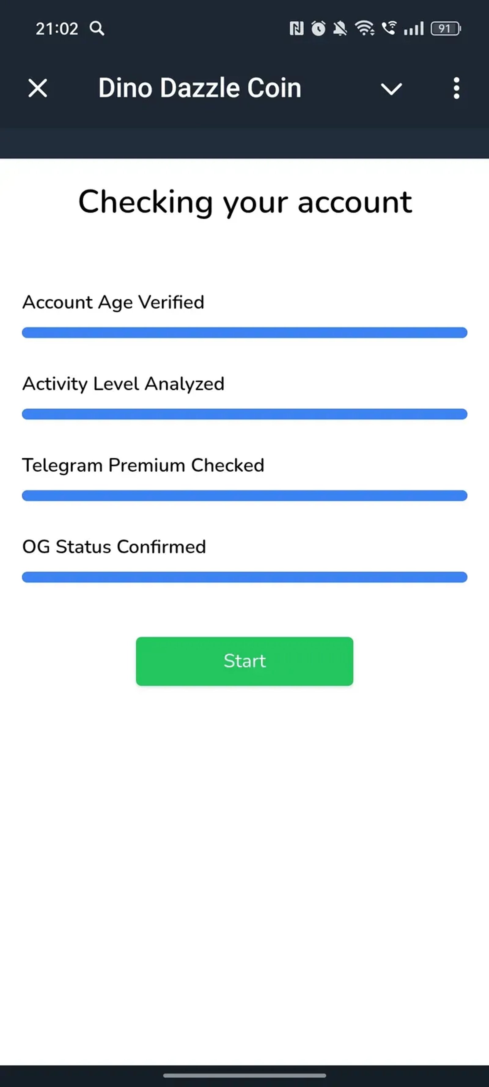 Dino Dazzle Coin в Телеграм — скриншот 2