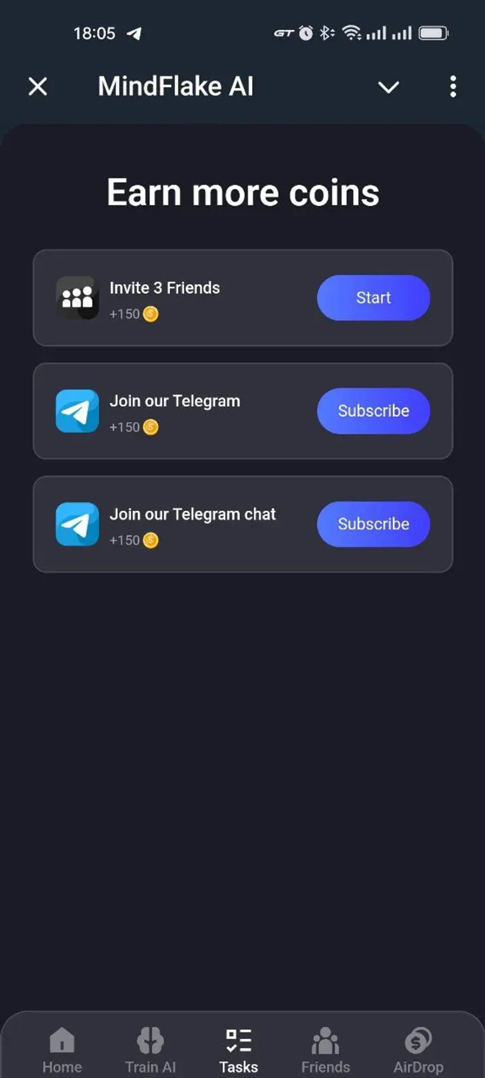 MindFlake AI в Телеграм — скриншот 5