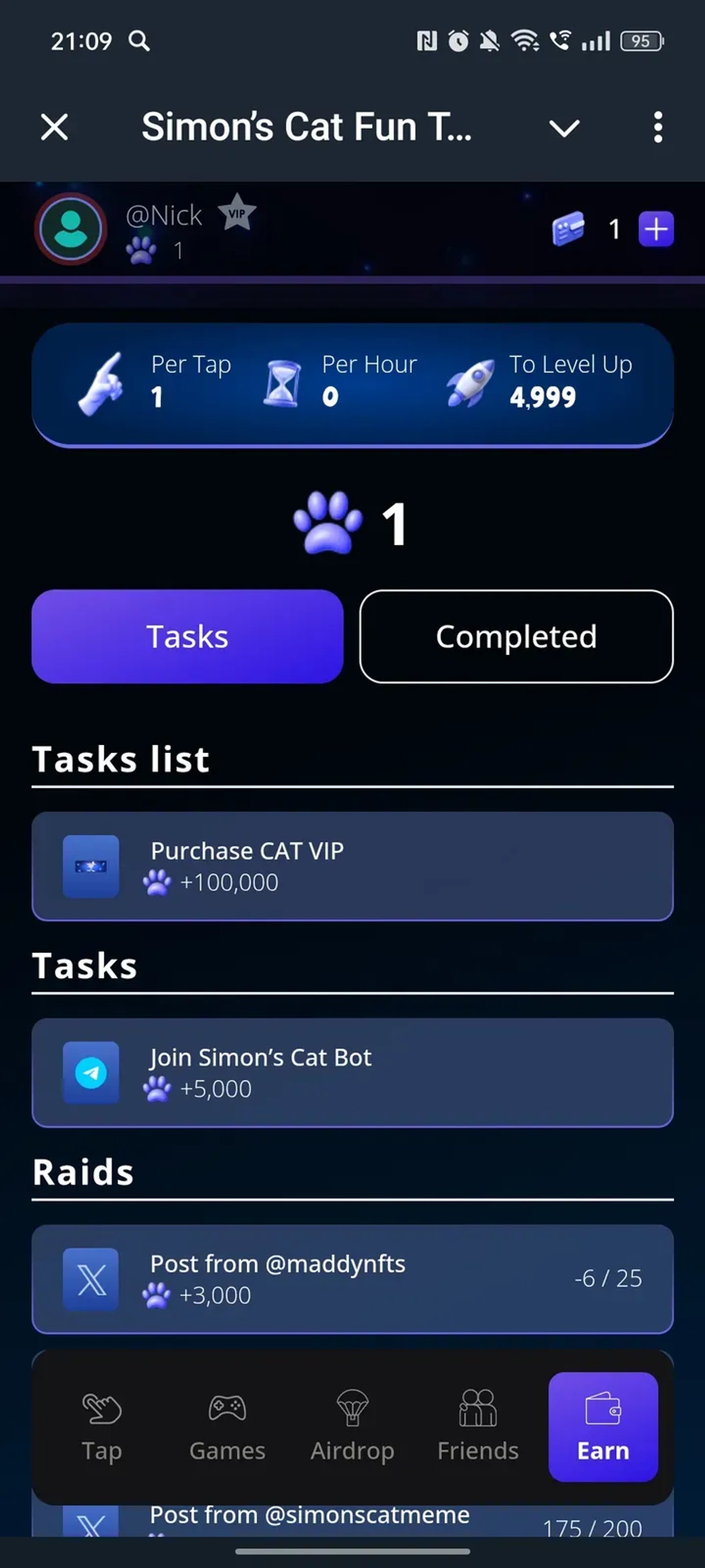 Simon’s Cat Fun Time в Телеграм — скриншот 4