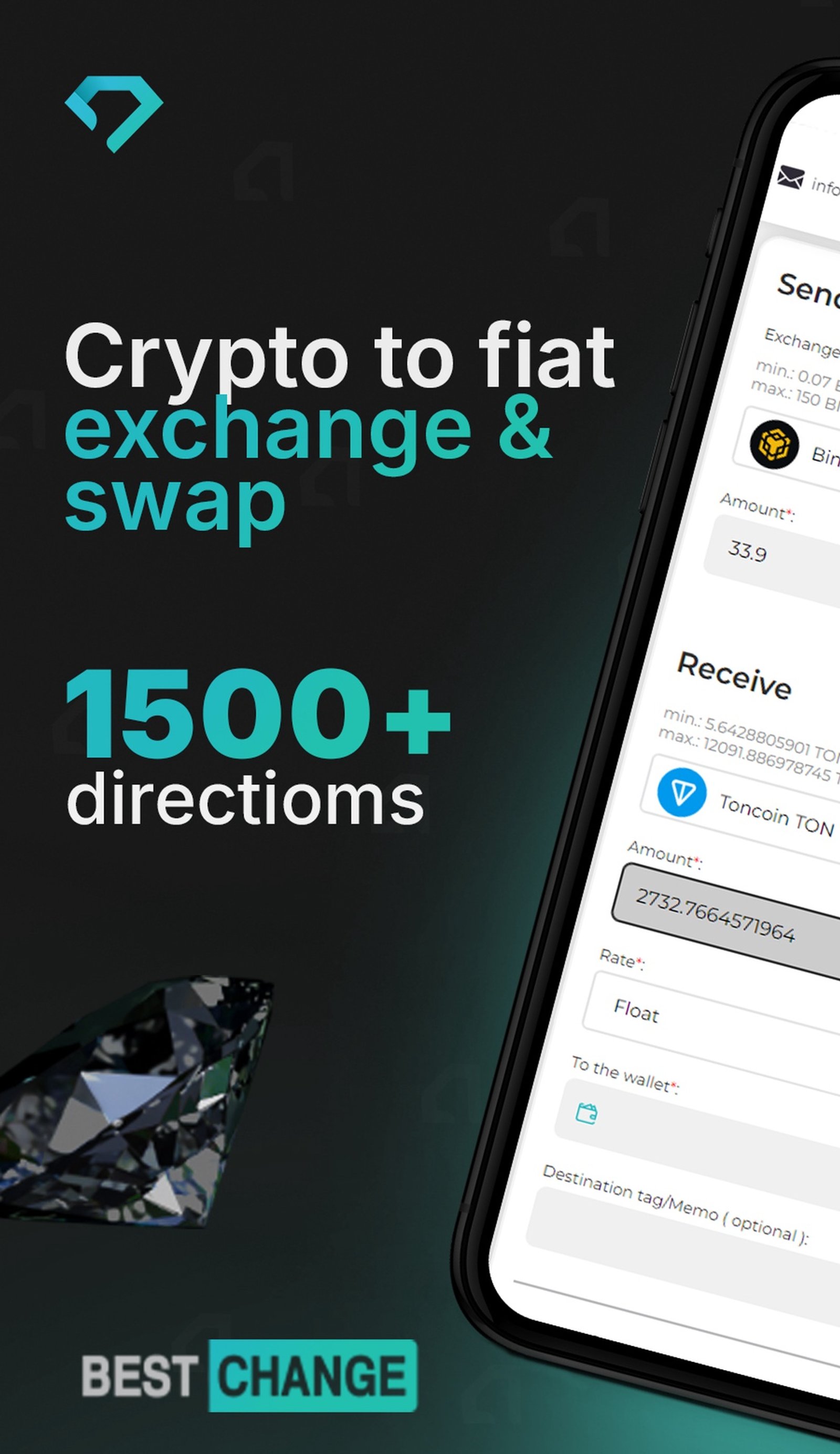 CrystalTrade в Телеграм — скриншот 1