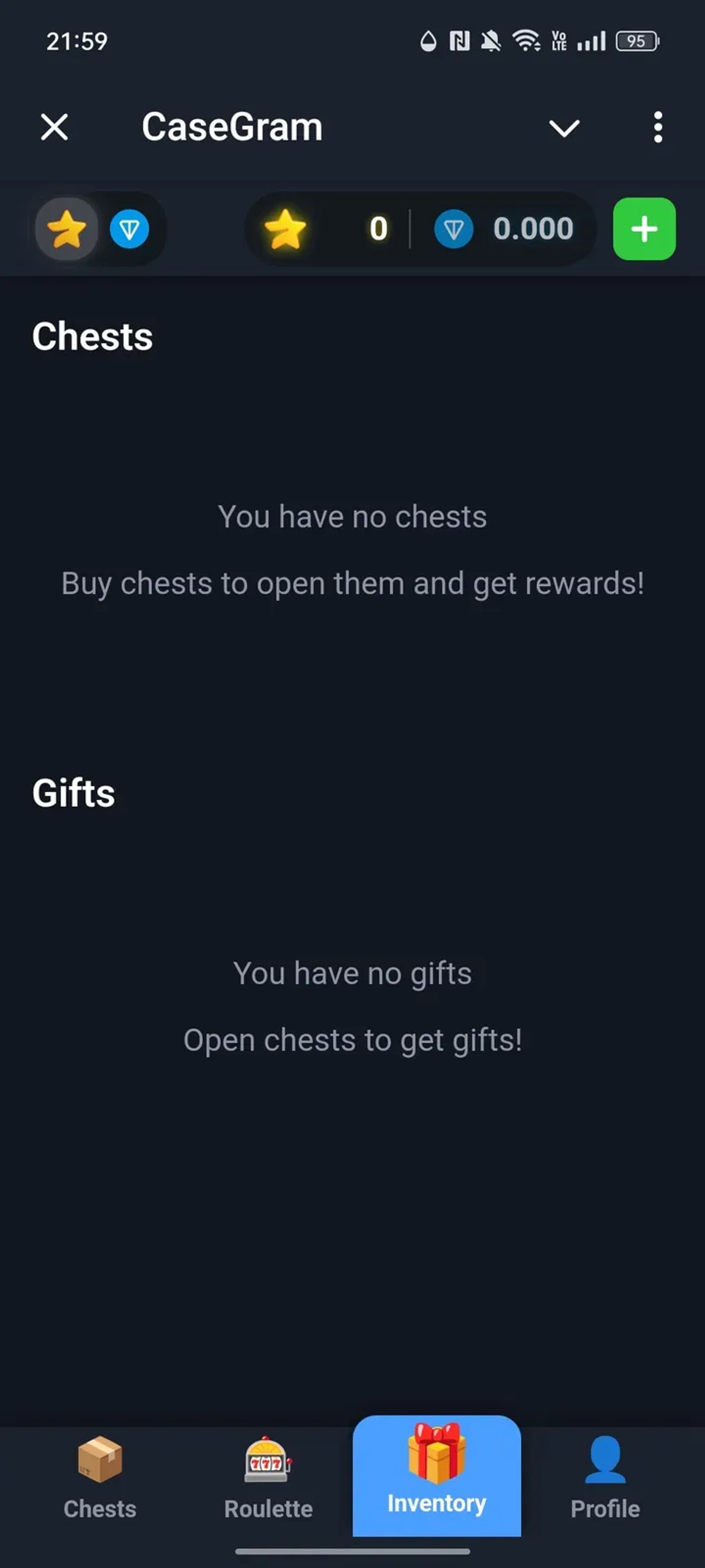 CaseGram в Телеграм — скриншот 2