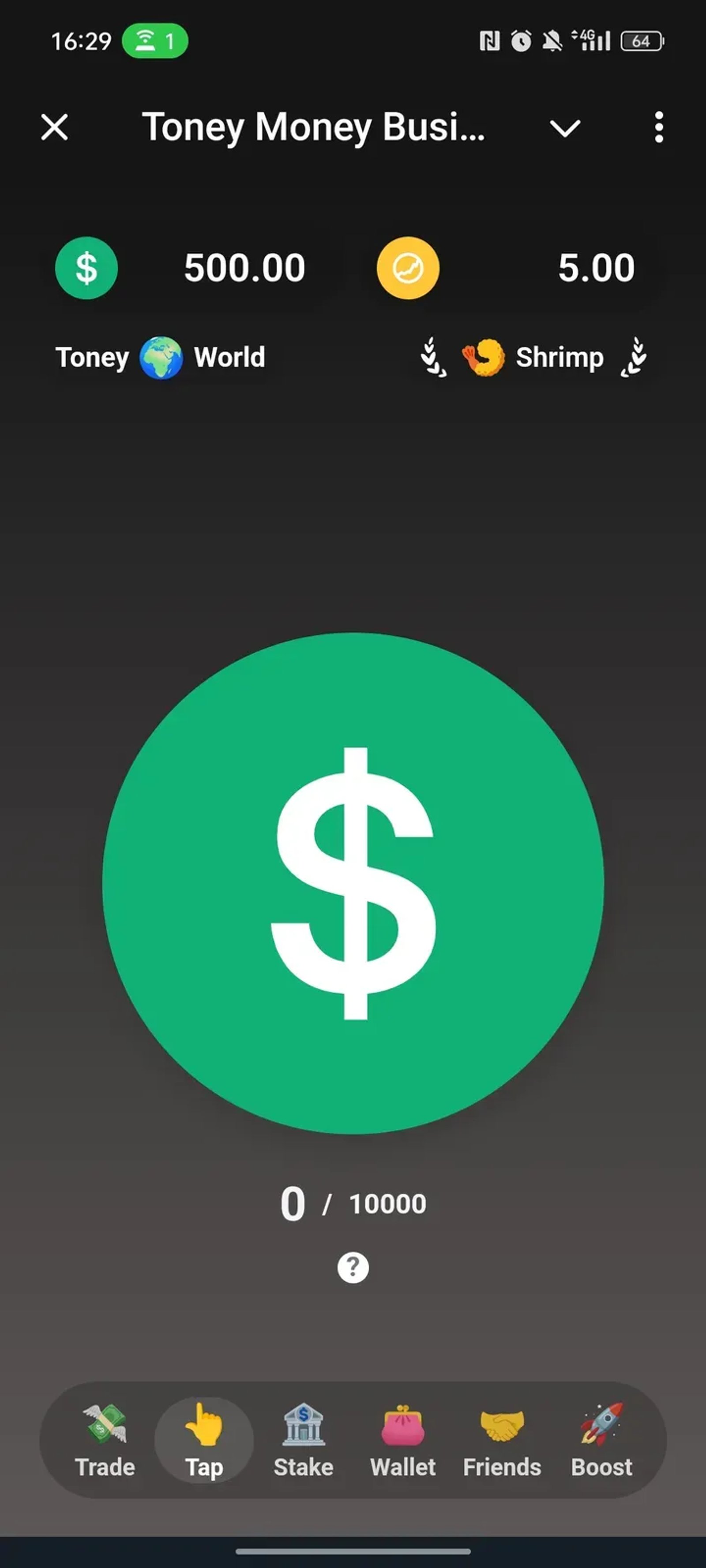 Toney Money Business в Телеграм — скриншот 2