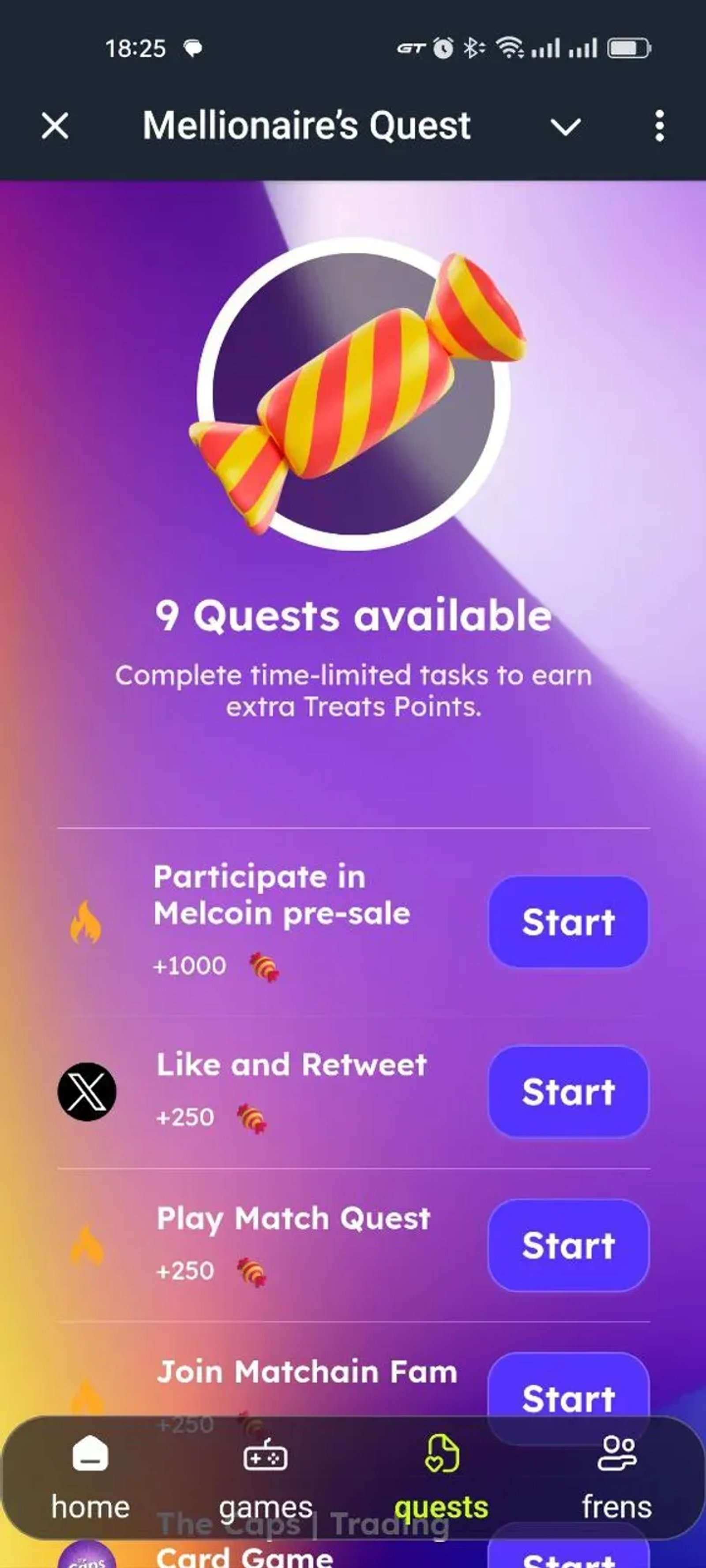 Mellionaire’s Quest в Телеграм — скриншот 2