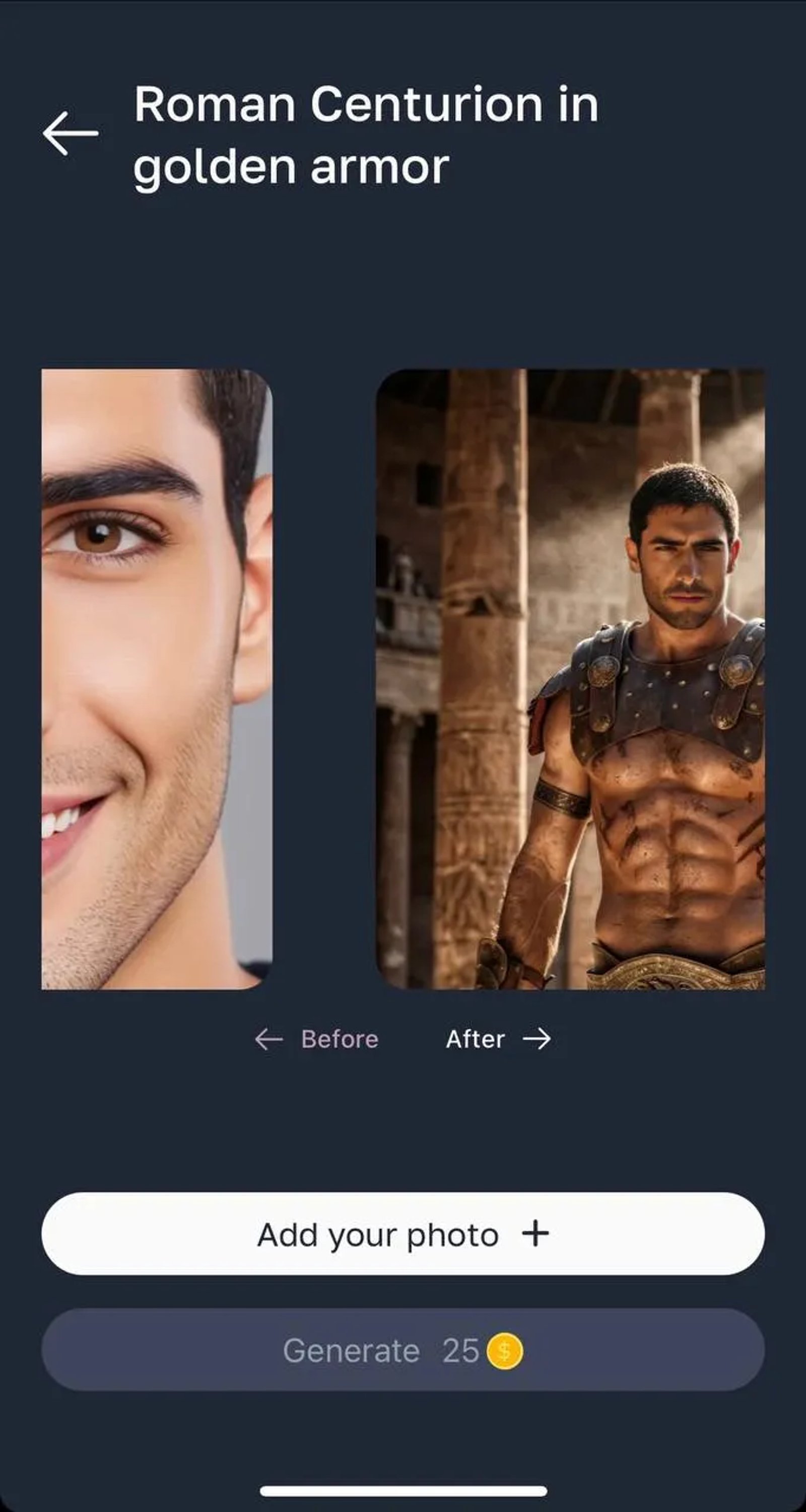 AI Photo App в Телеграм — скриншот 4