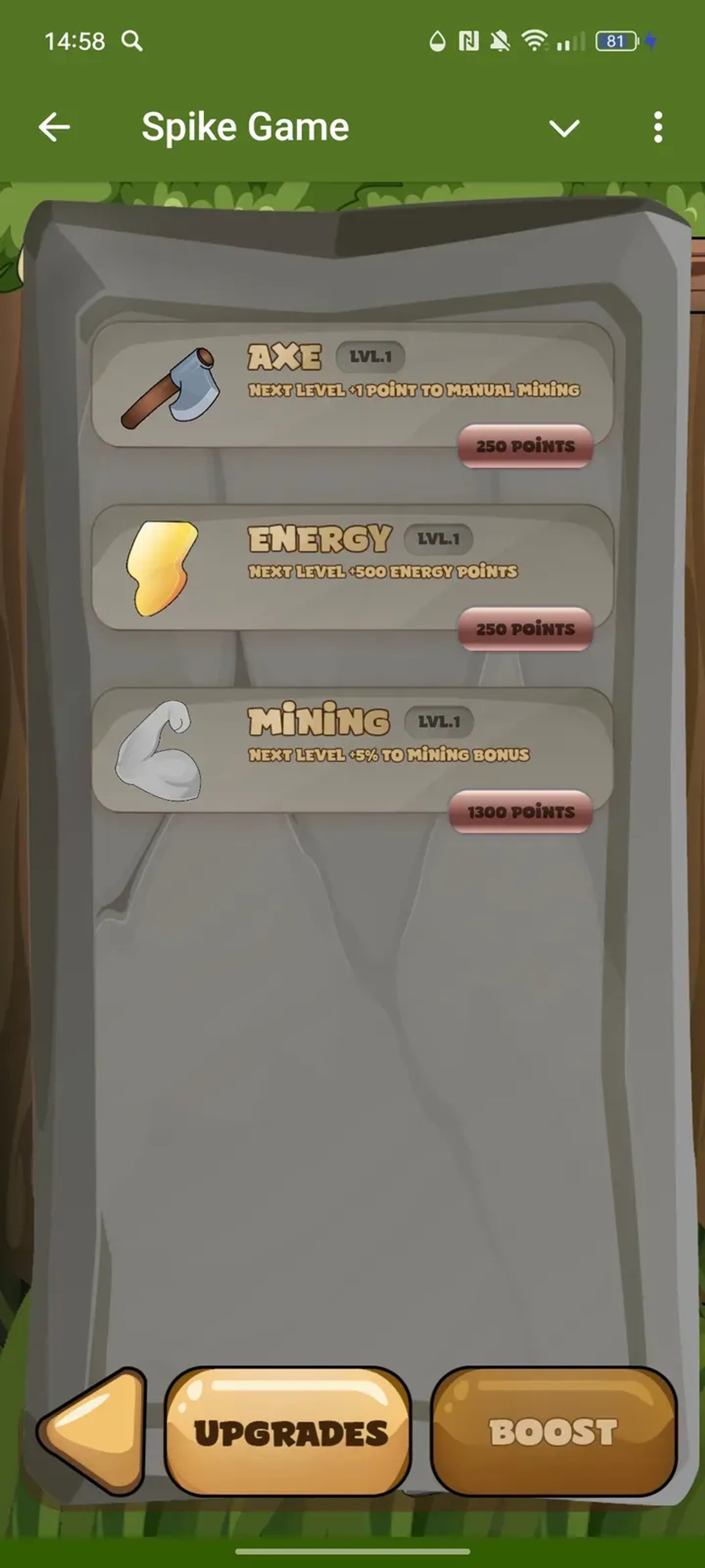 Spike Game в Телеграм — скриншот 2