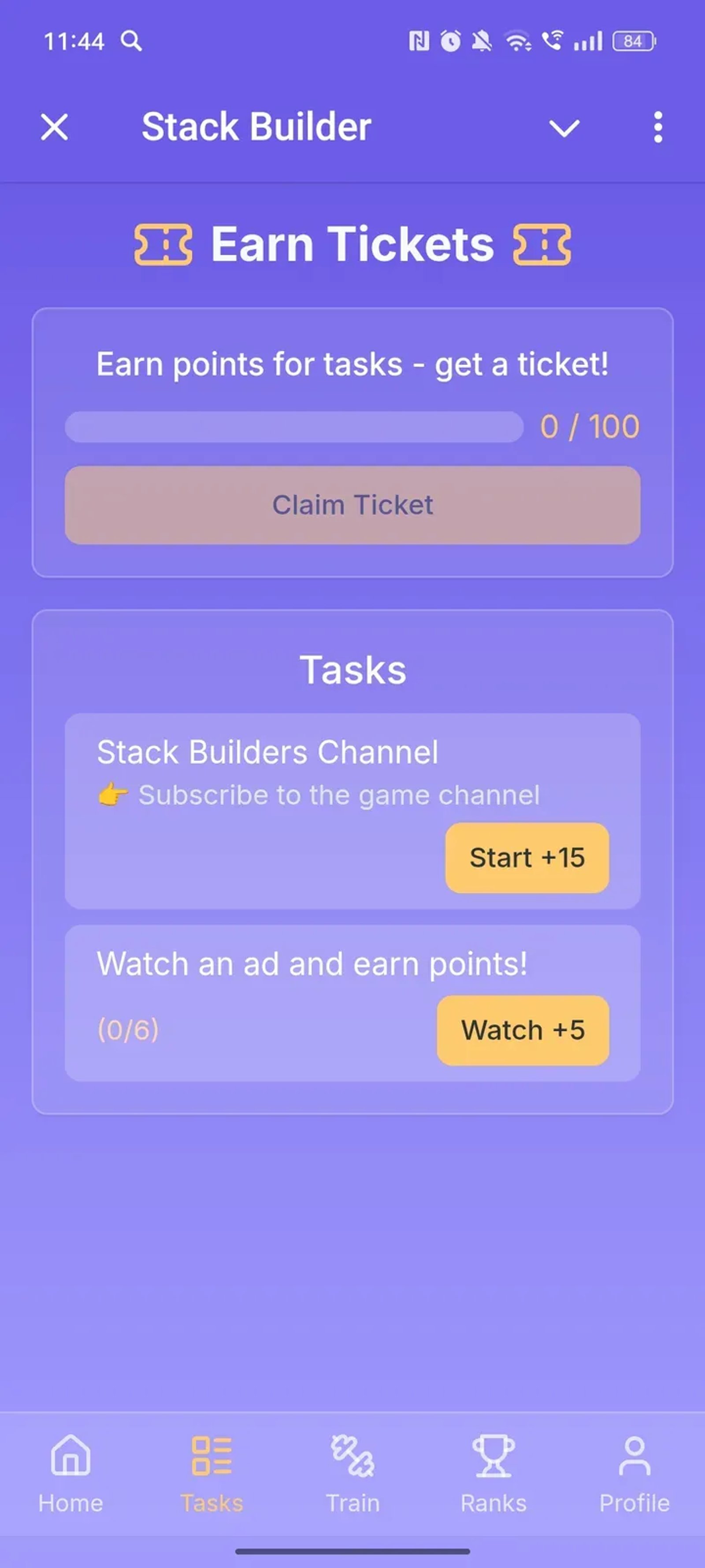 Stack Builder в Телеграм — скриншот 2
