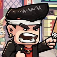 Fight Brawl Game Logo Telegram