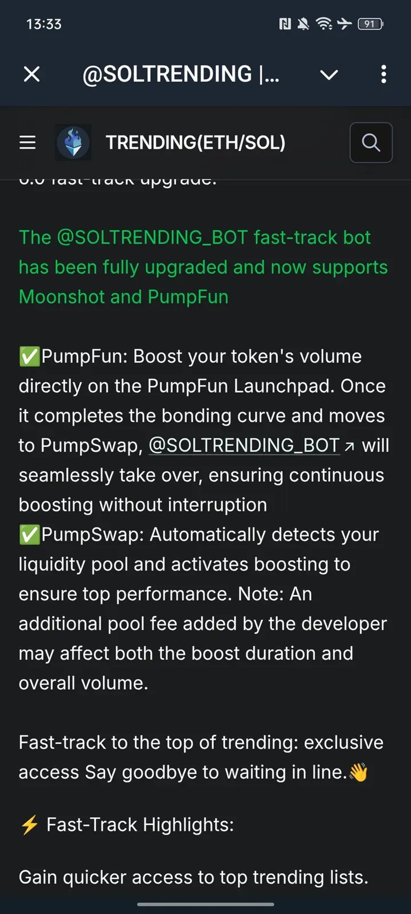 @SOLTRENDING | Official в Telegram — скриншот 2