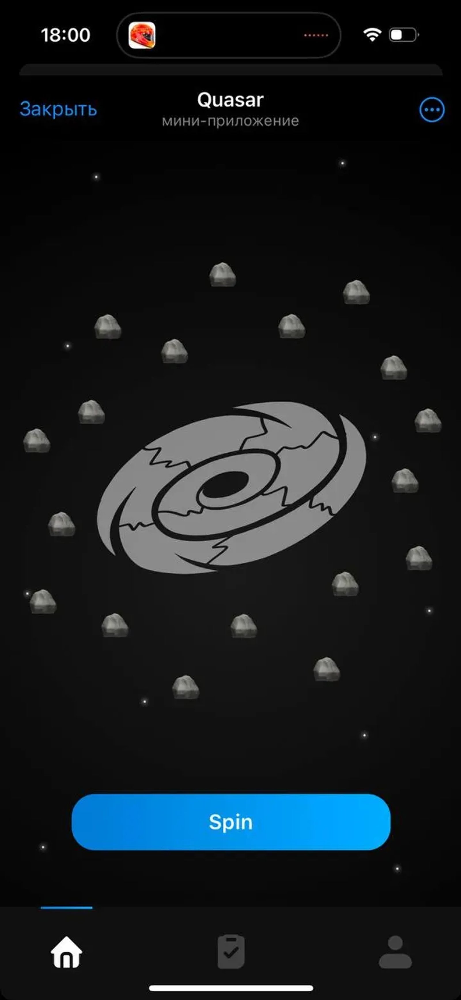 Quasar в Телеграм — скриншот 1