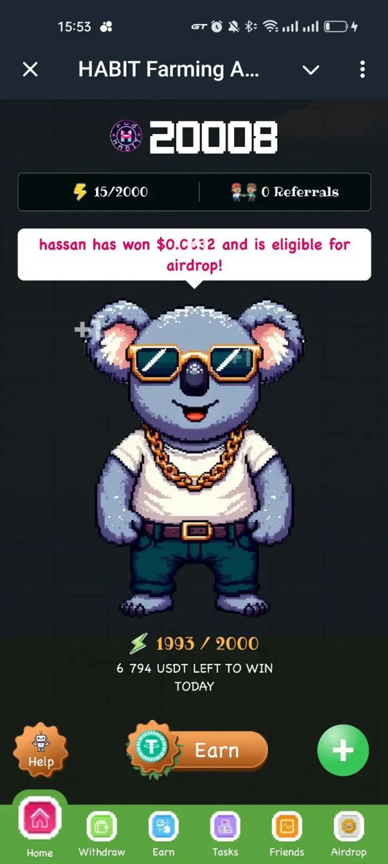 HABIT AI Agentic Trading App в Телеграм — скриншот 4