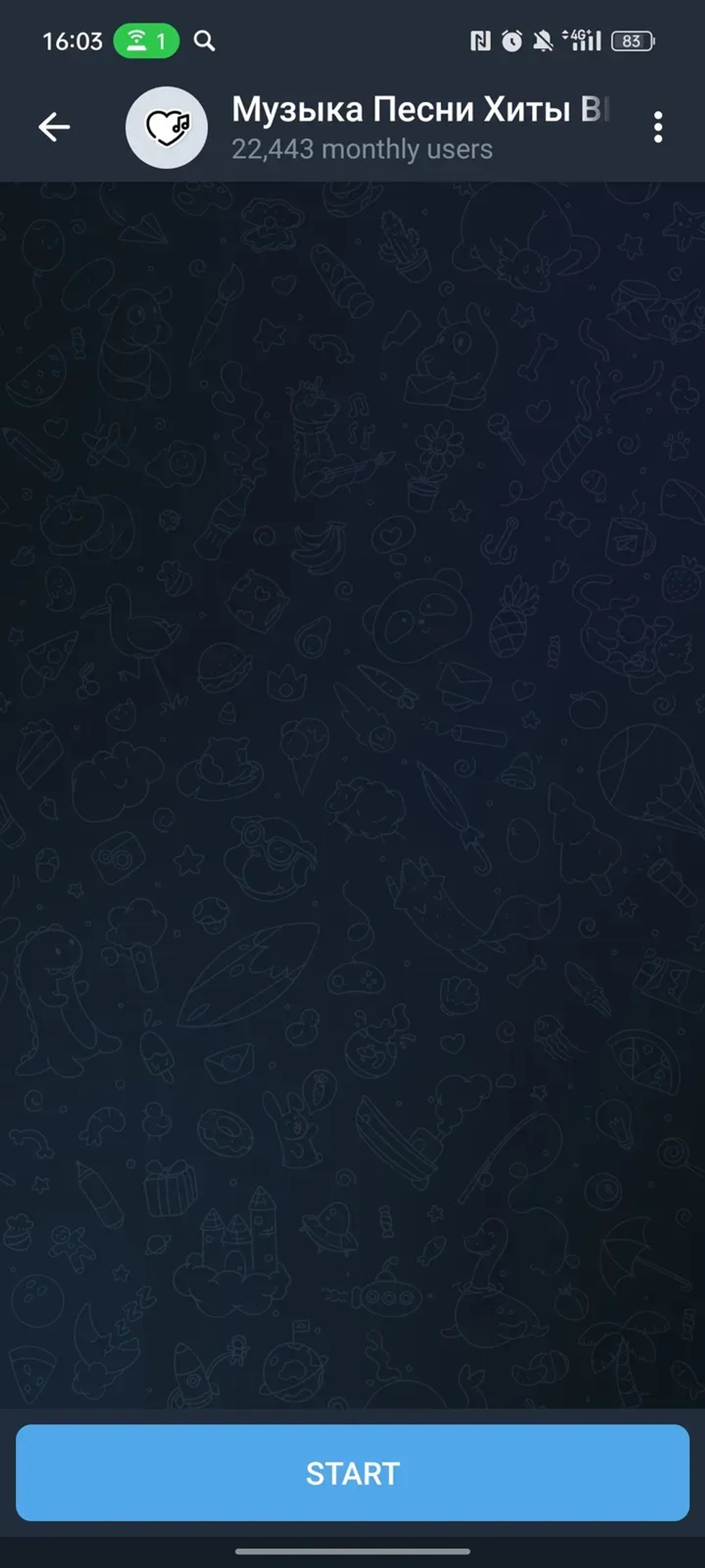 Музыка Песни Хиты ВК Слушать в Телеграм — скриншот 1