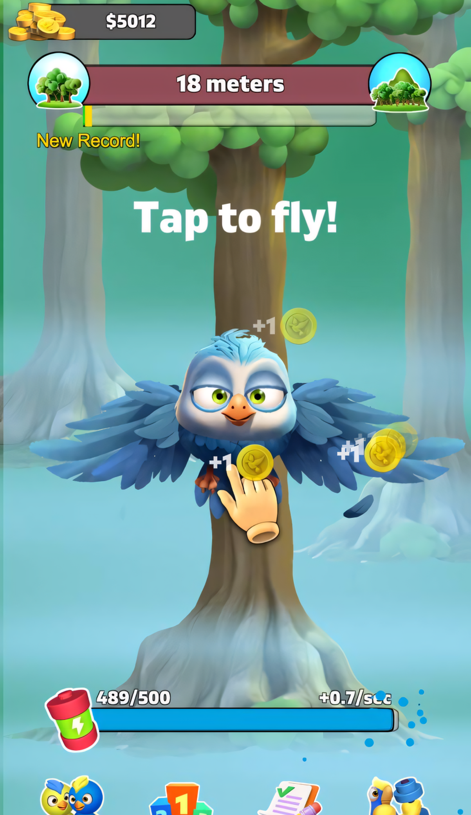 Space Birds в Телеграм — скриншот 1