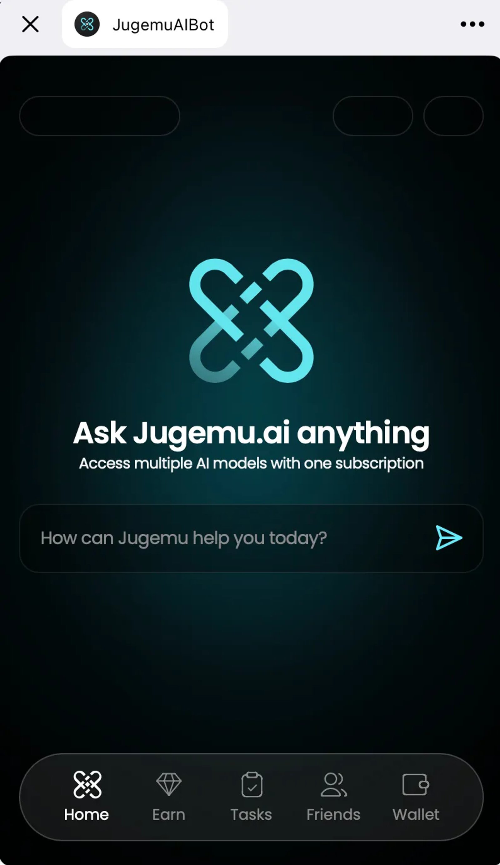 JugemuAIBot в Телеграм — скриншот 1